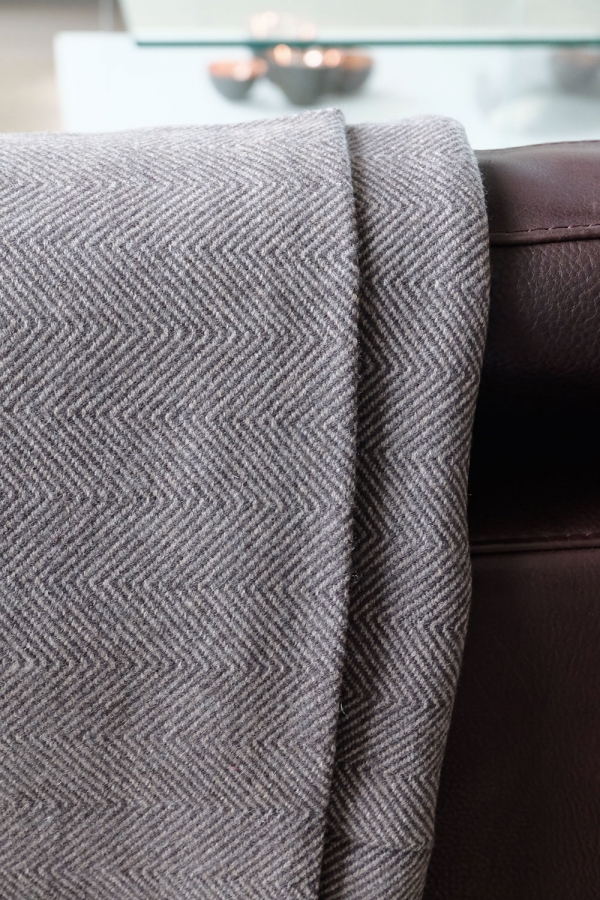 Cashmere accessori cocooning erable 130 x 190 grigio antracite marmotta 130 x 190 cm