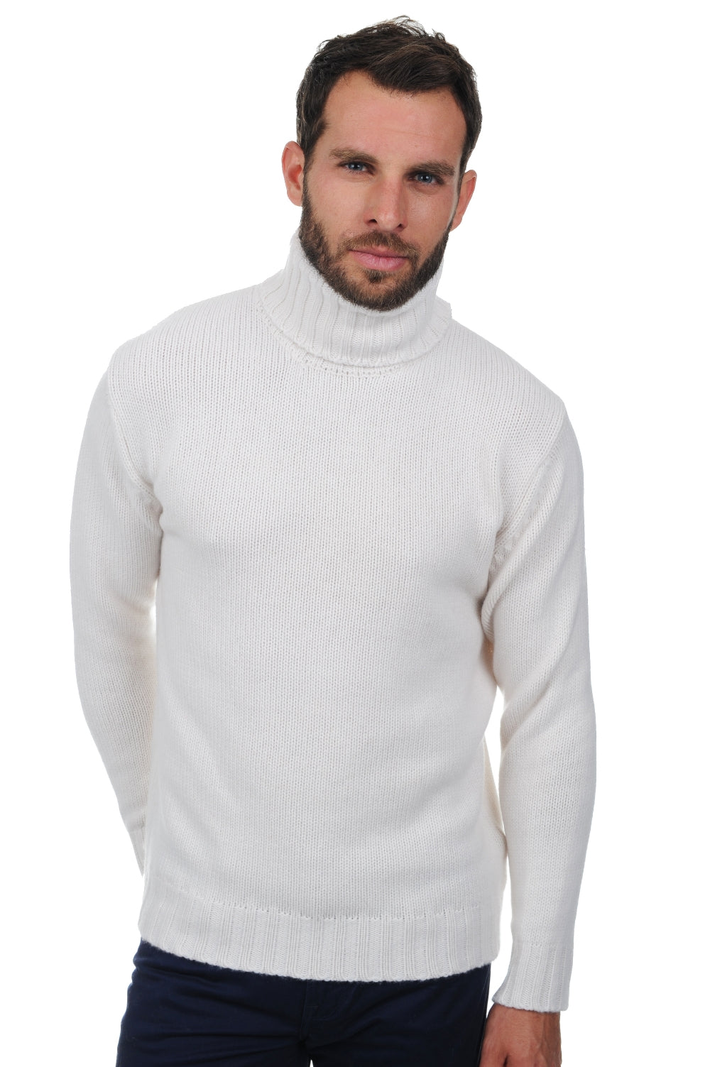 Achille in cashmere uomo - bianco sporco - Mahogany