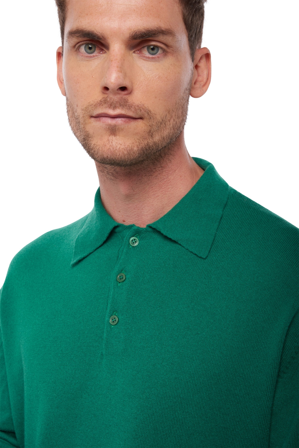 Alexandre in cashmere uomo - verde inglese - Mahogany