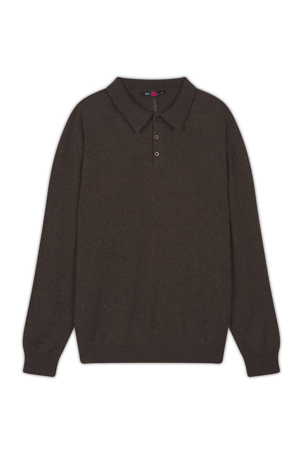 Alexandre in cashmere uomo - marrone chiné - Mahogany