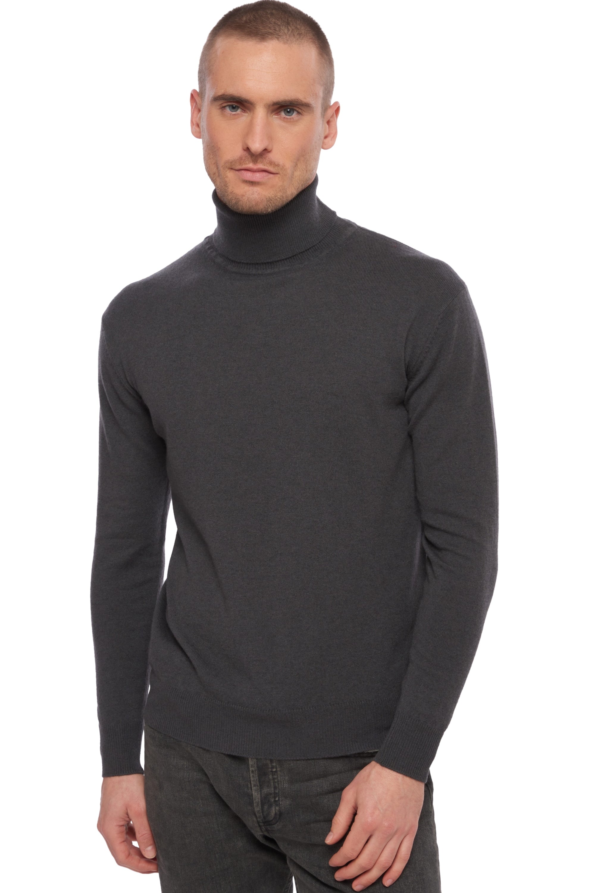 Edgar in cashmere uomo - antracite - Mahogany