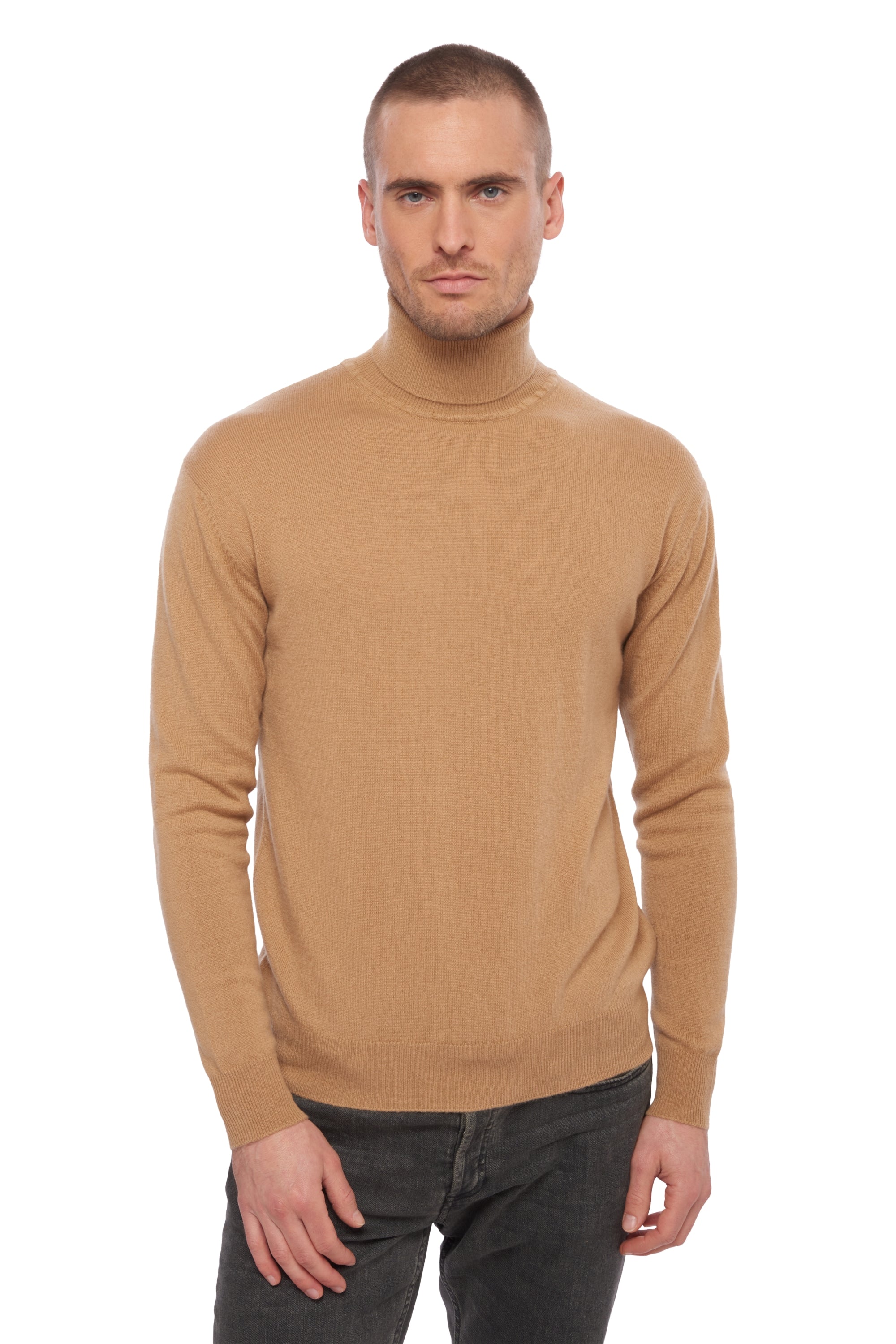 Edgar in cashmere uomo - cammello - Mahogany