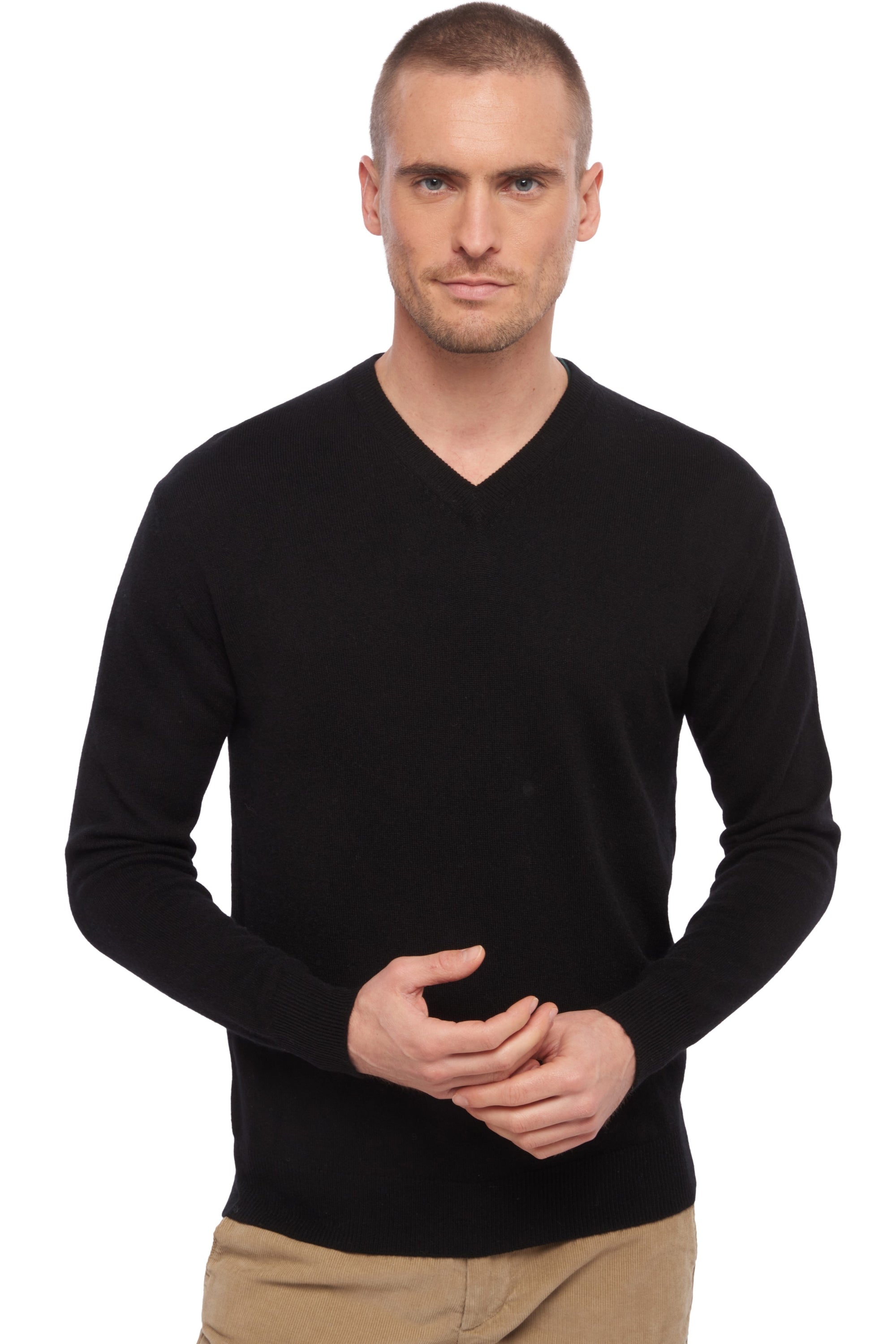 Hippolyte in cashmere da uomo - nero - Mahogany