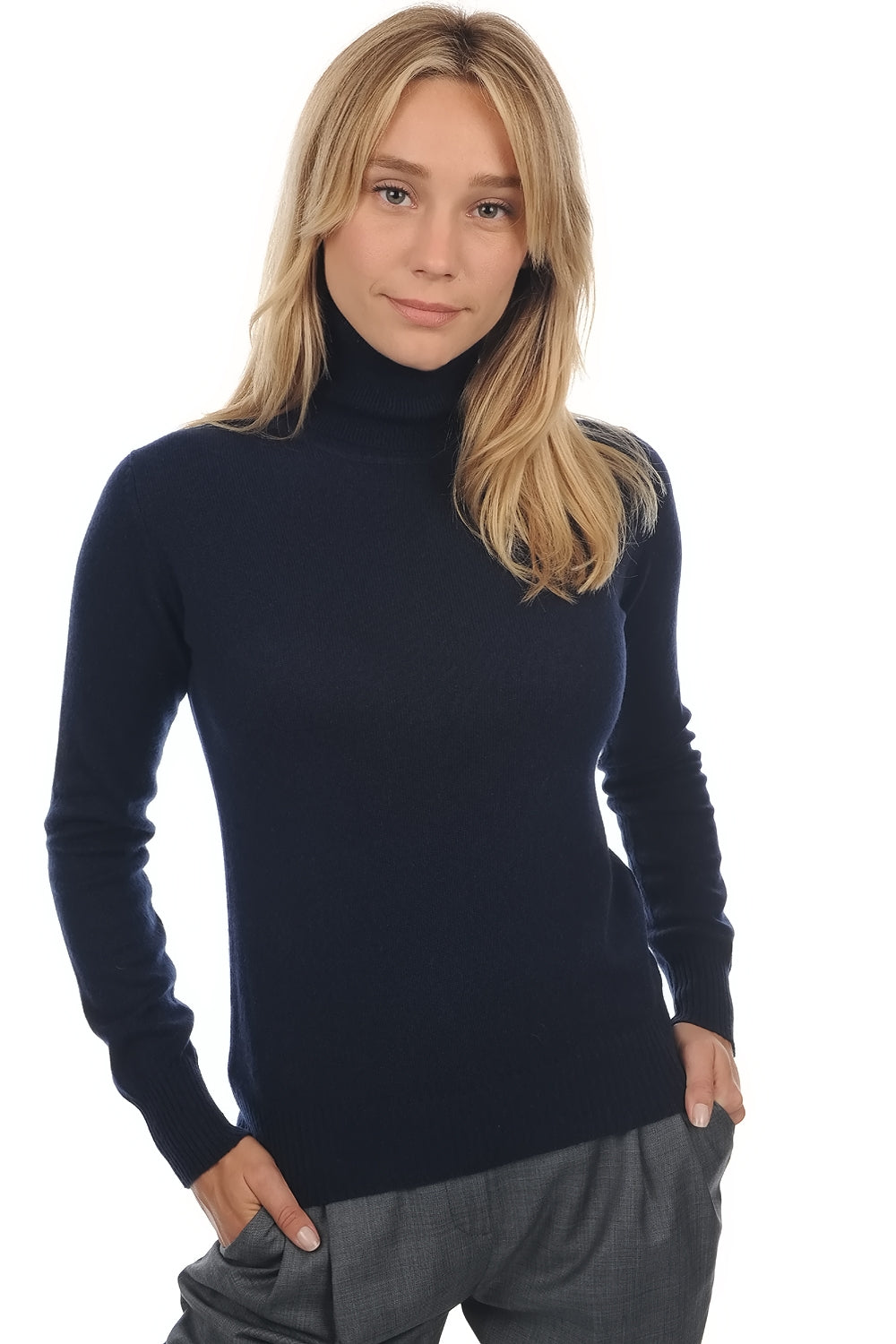 Lili in cashmere donna - blu marino scuro - Mahogany