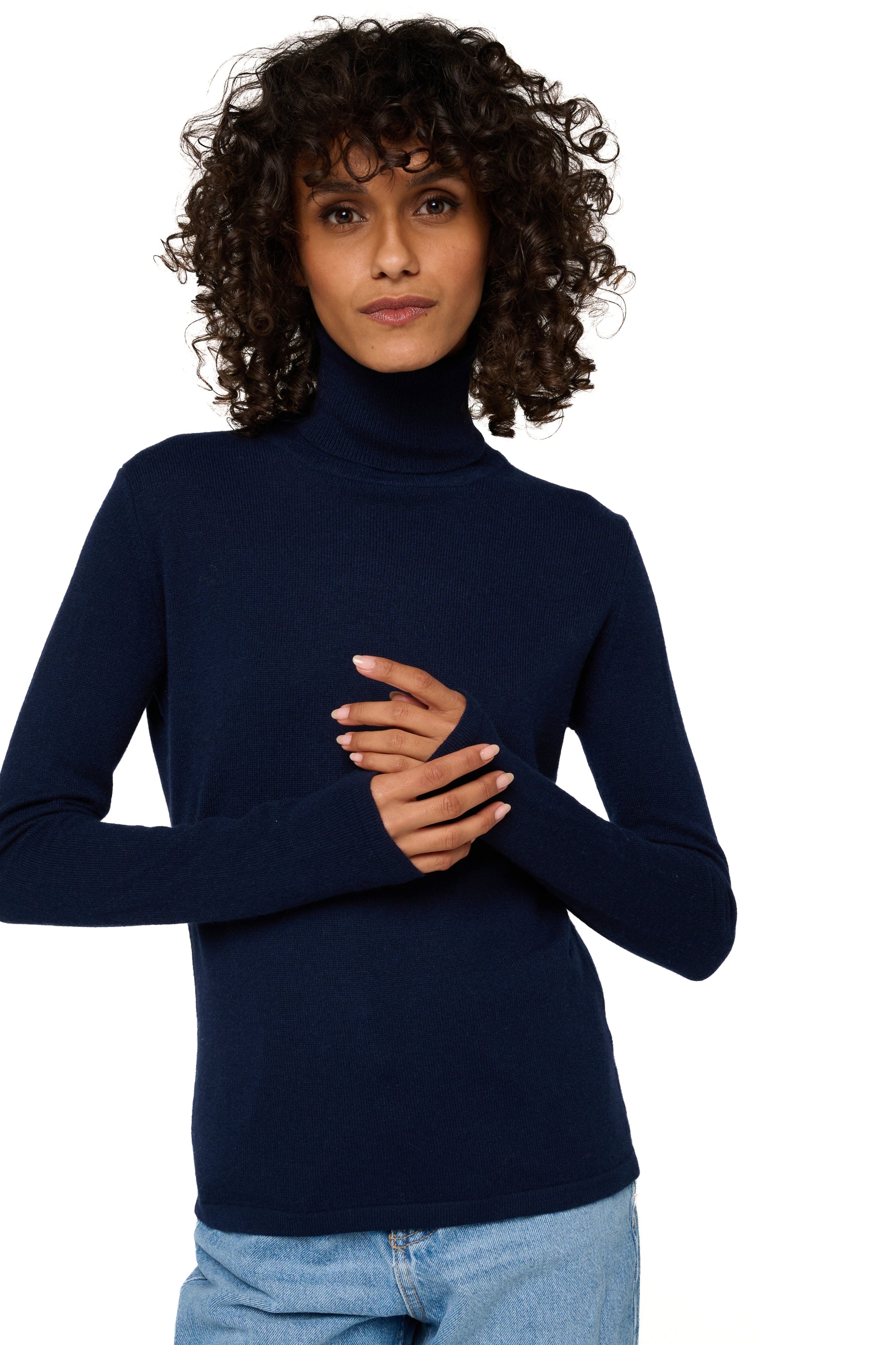 Jade in cashmere donna - blu marino scuro - Mahogany