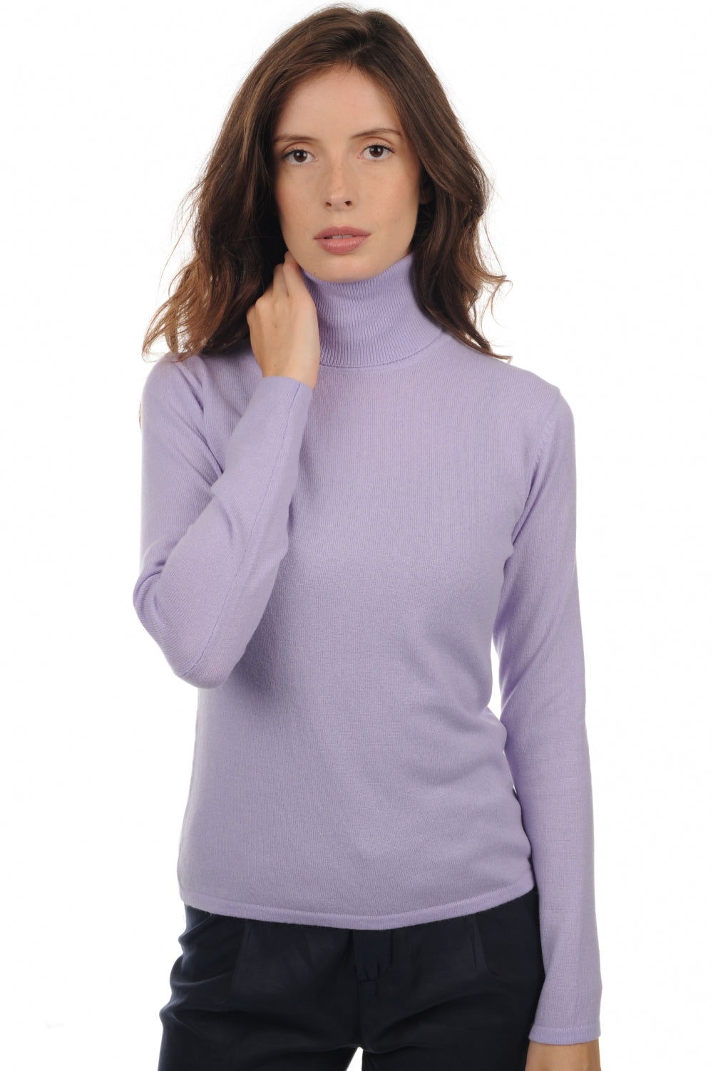 Jade in cashmere donna - lavanda soleggiata - Mahogany