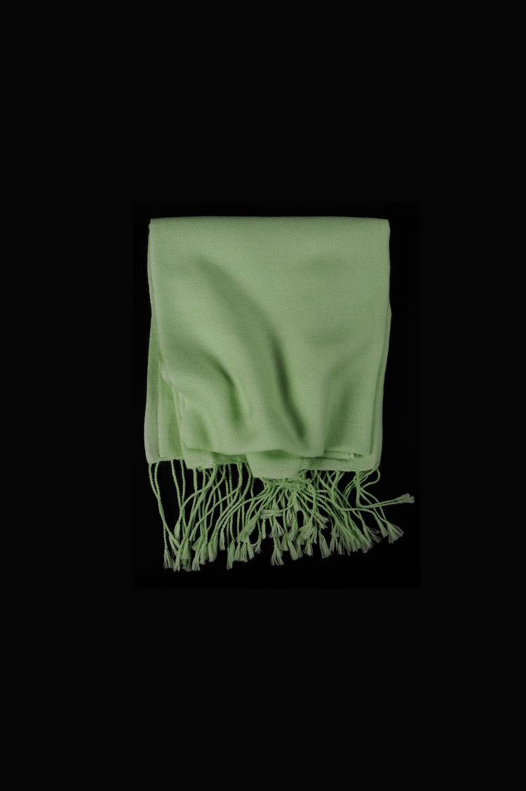 Diamant in cashmere misto - verde primaverile - Mahogany