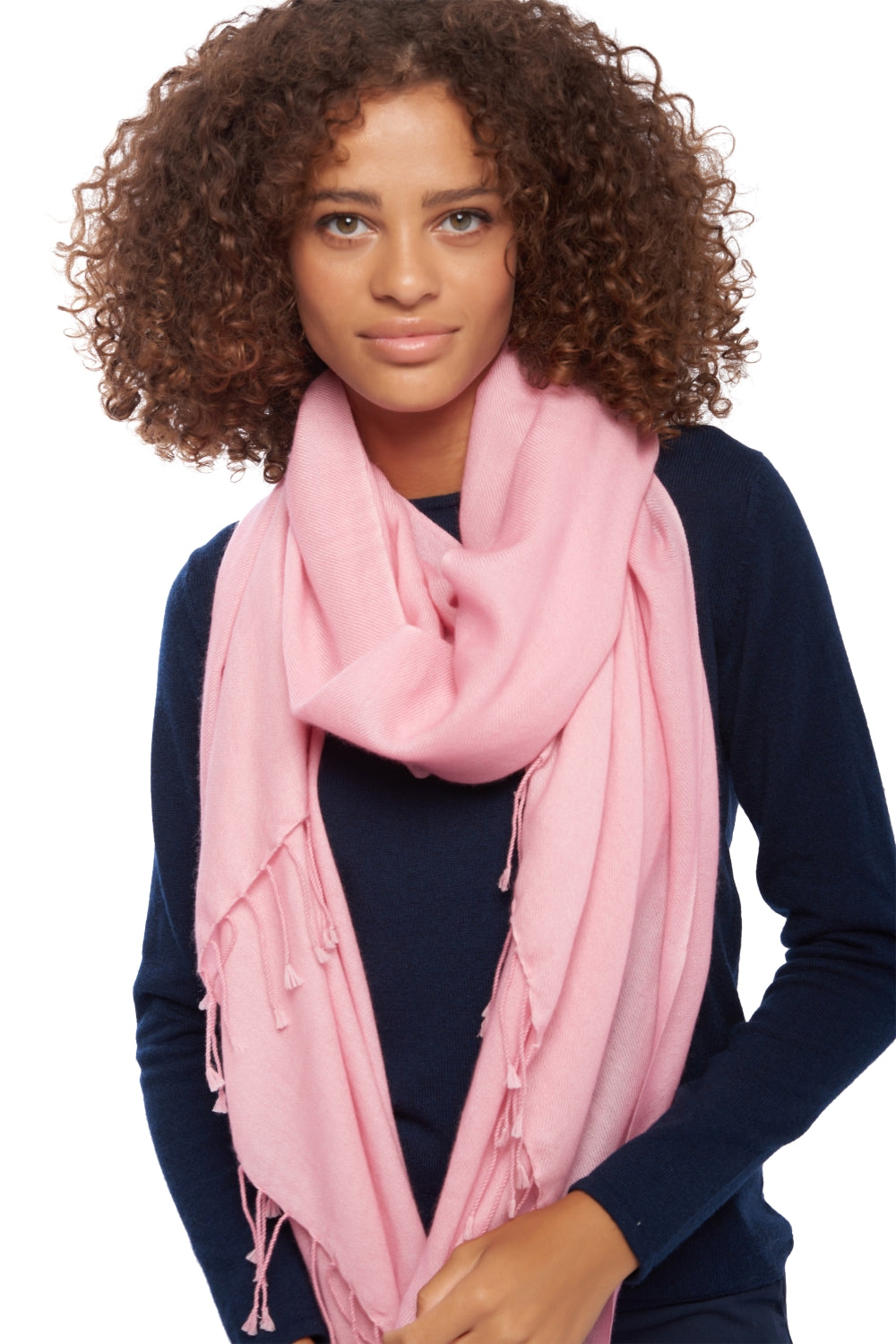 Diamant in cashmere misto - rosa - Mahogany