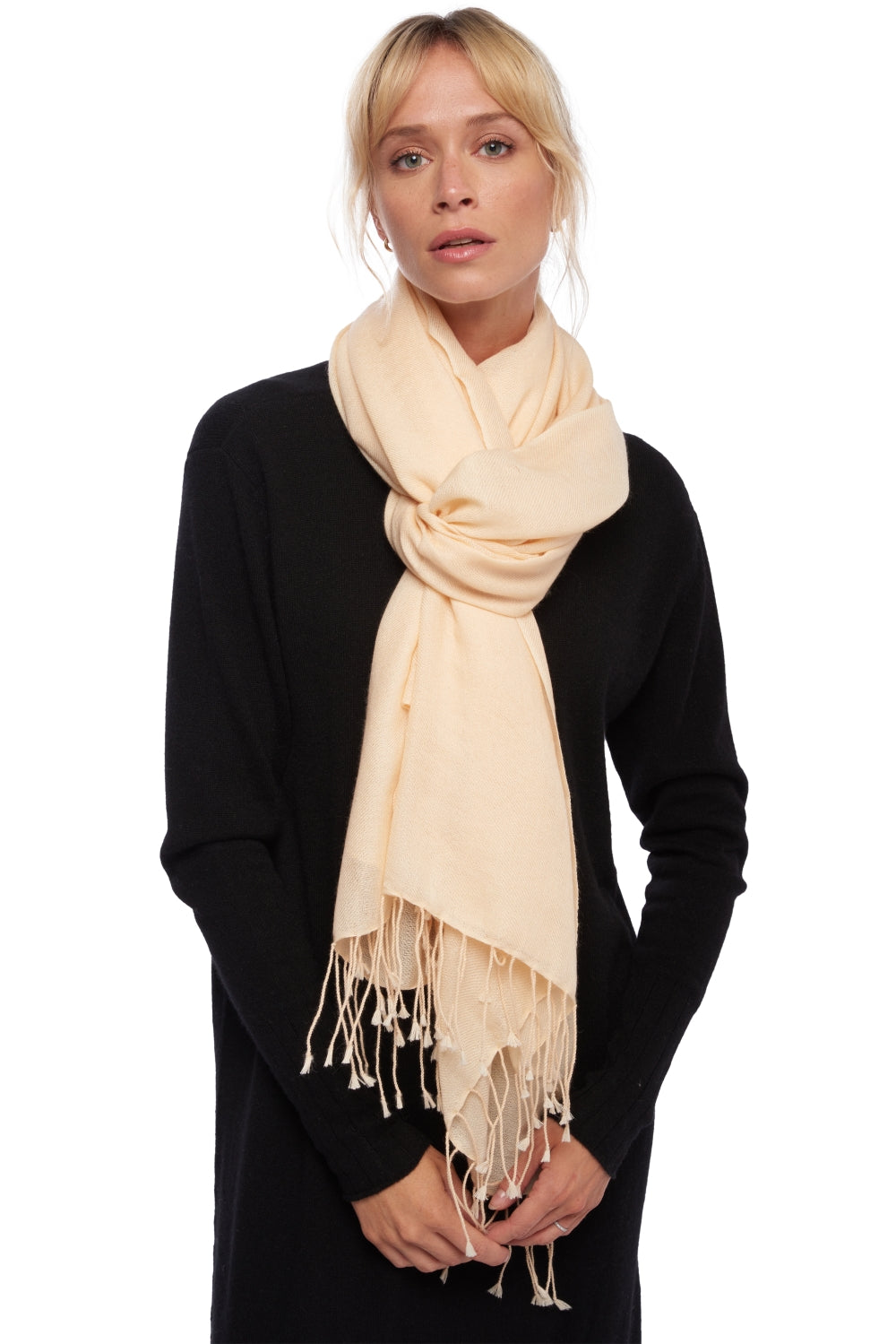 Diamant in cashmere misto - champagne - Mahogany