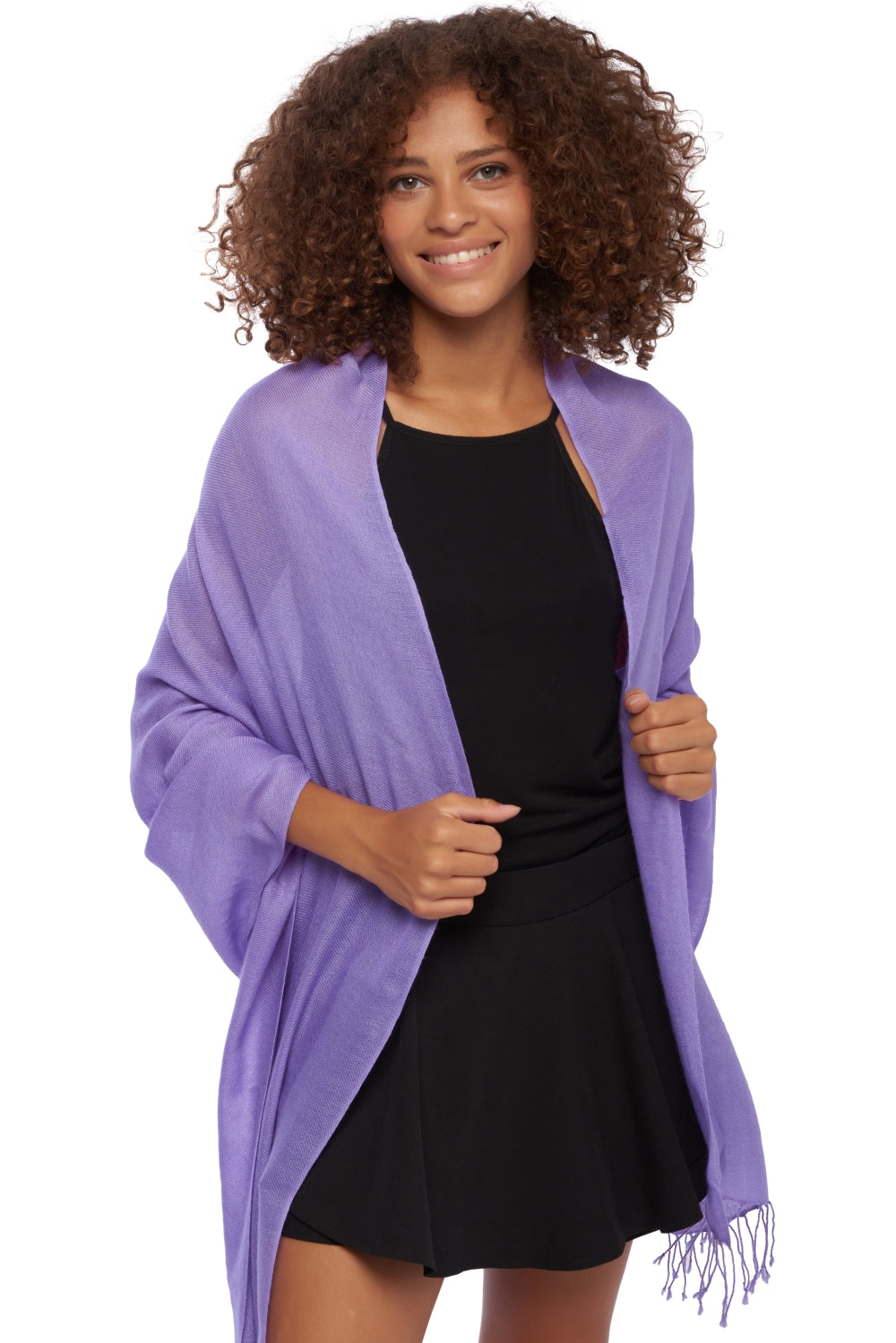 Diamant in cashmere misto - malva luminoso - Mahogany
