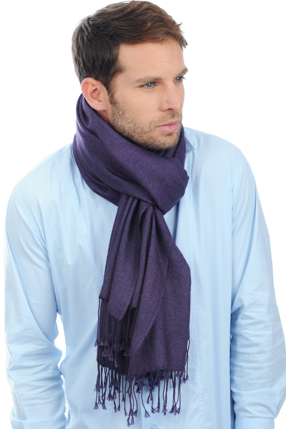 Diamant in cashmere misto - mora - Mahogany