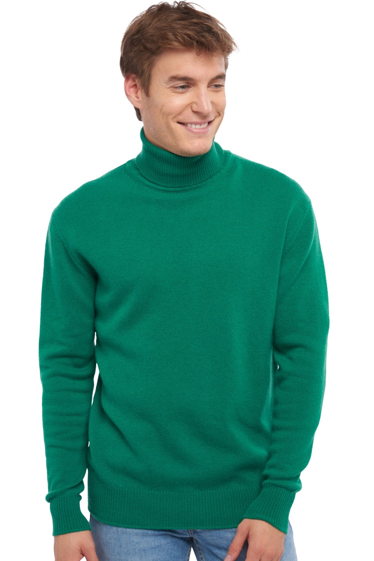 Edgar 4F in cashmere uomo - verde inglese - Mahogany