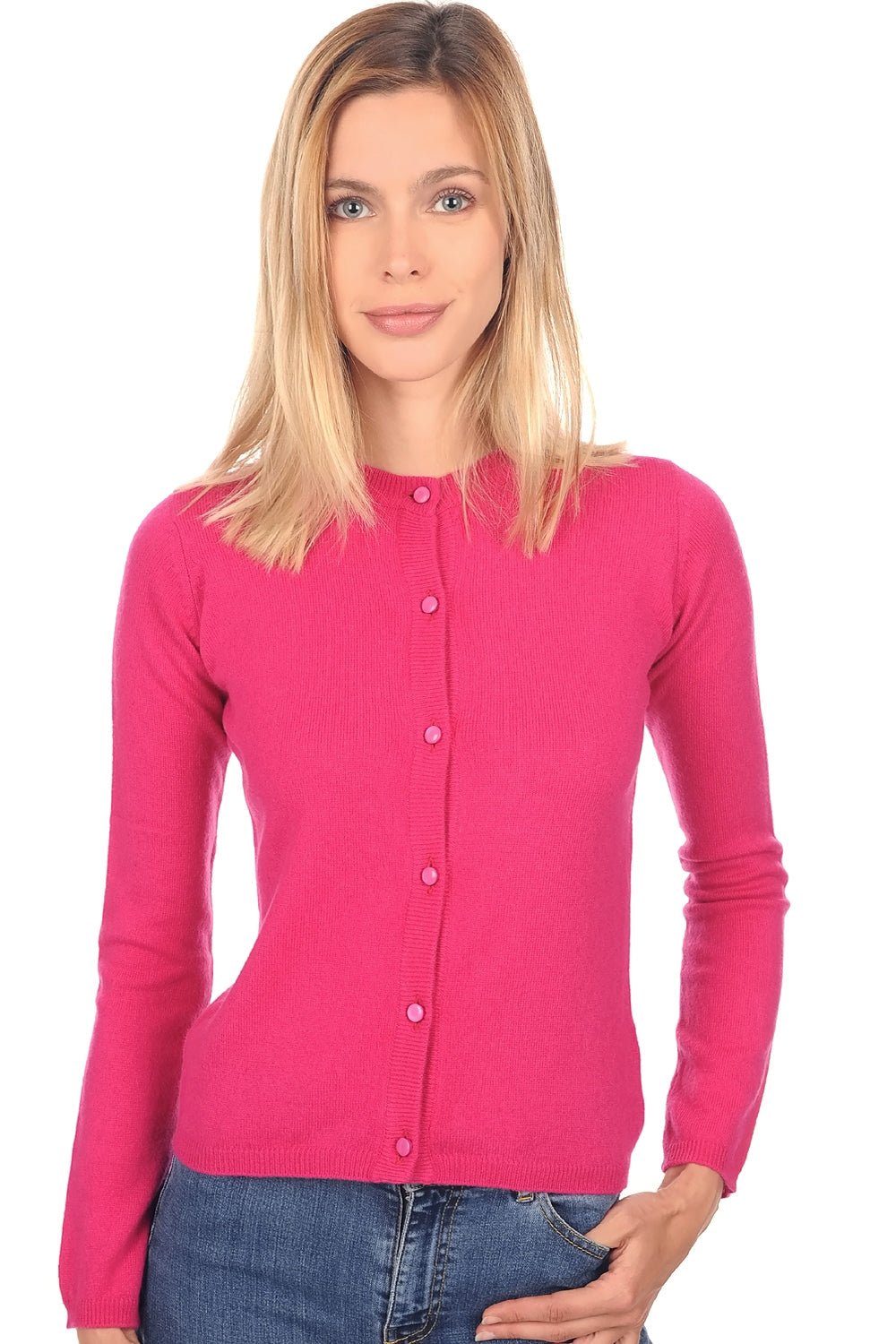 Chloe in cashmere donna - fucsia - Mahogany