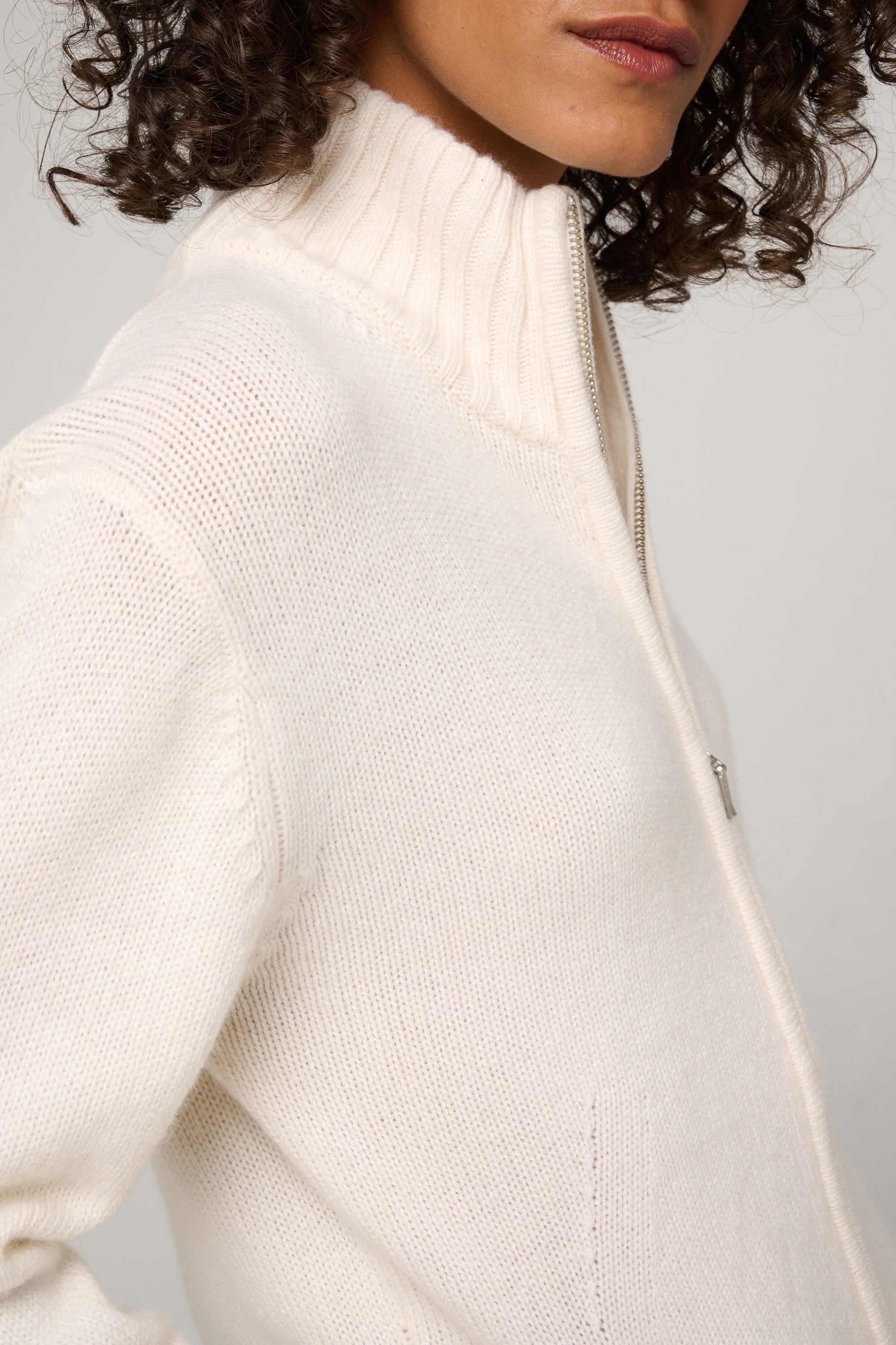 Elodie en cachemire femme - Vue 3 - blanc cassé - Mahogany