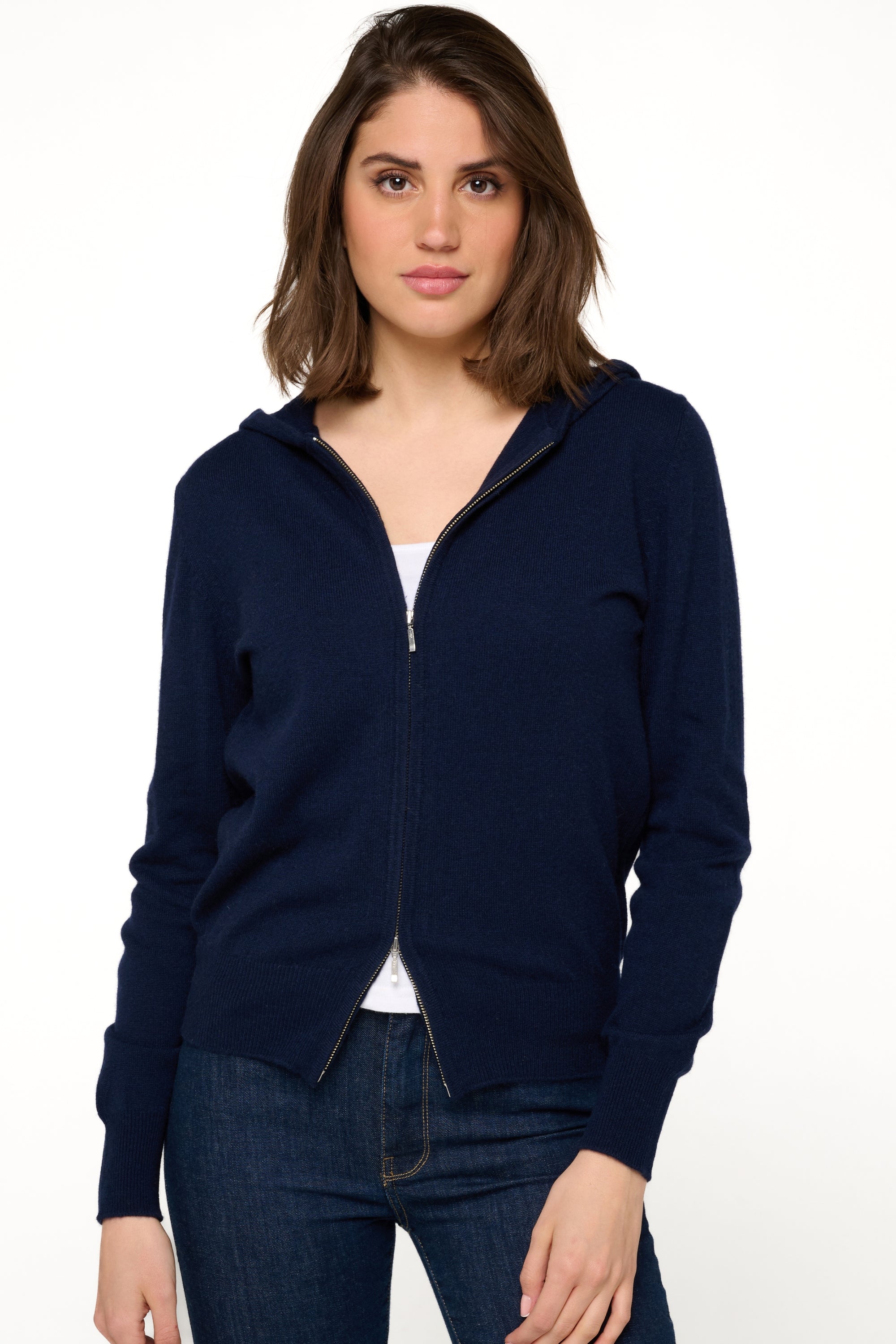 Louanne in cashmere donna - blu marino scuro - Mahogany
