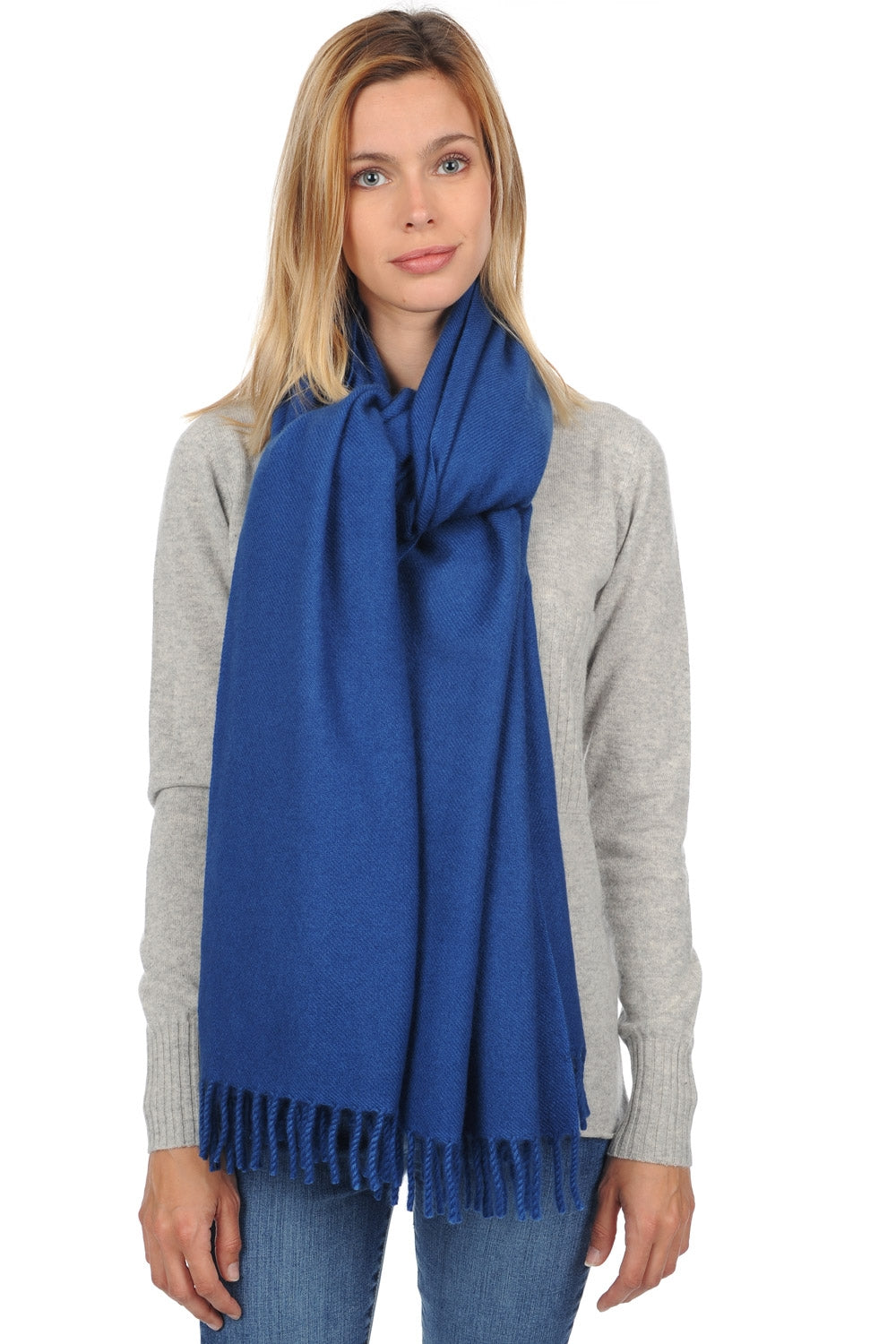 Niry in cashmere donna - blu di Prussia - Mahogany