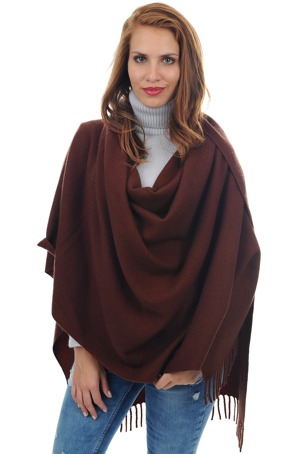 Niry in cashmere donna - cioccolato - Mahogany