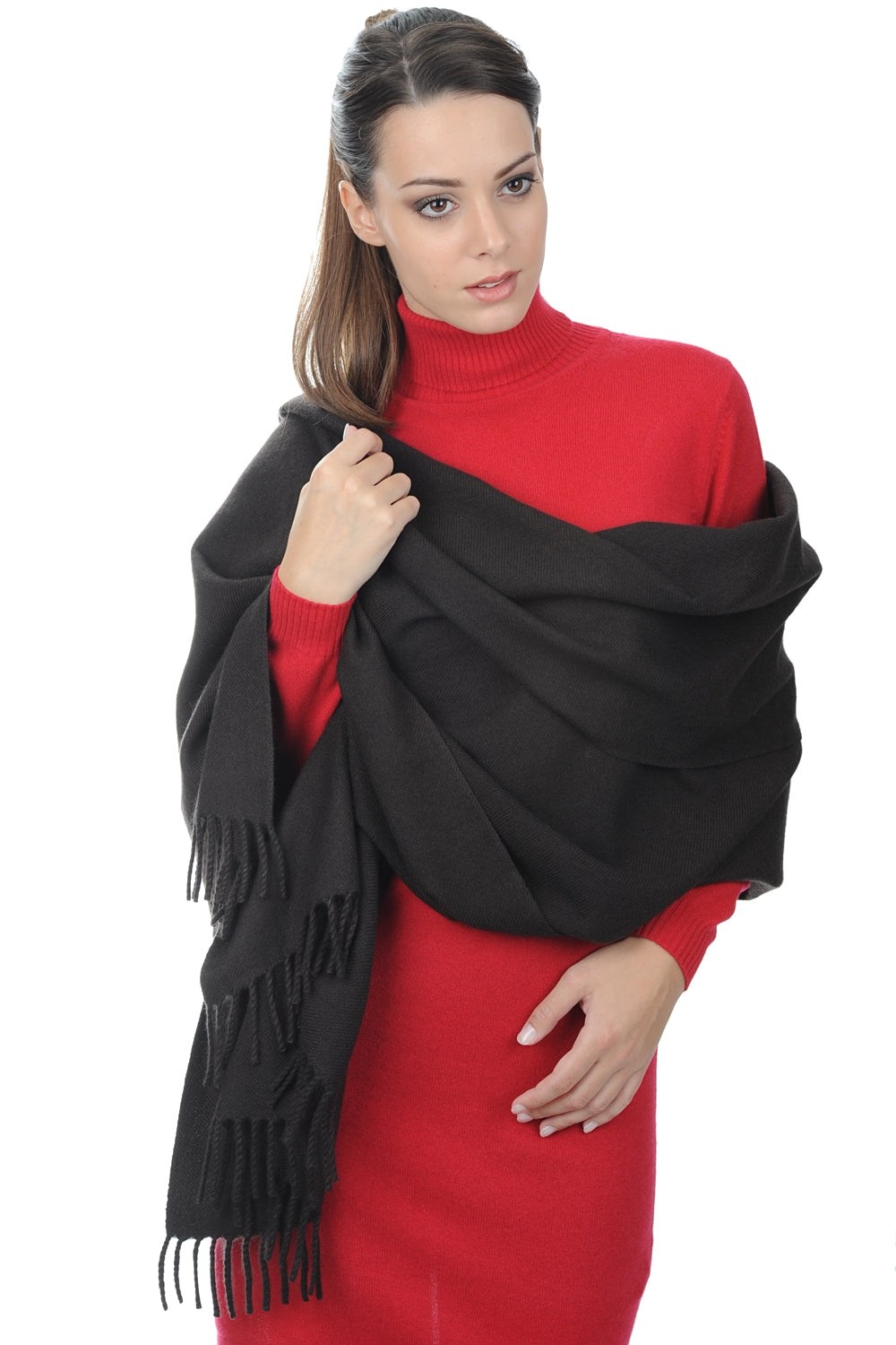 Niry in cashmere donna - marrone nero - Mahogany