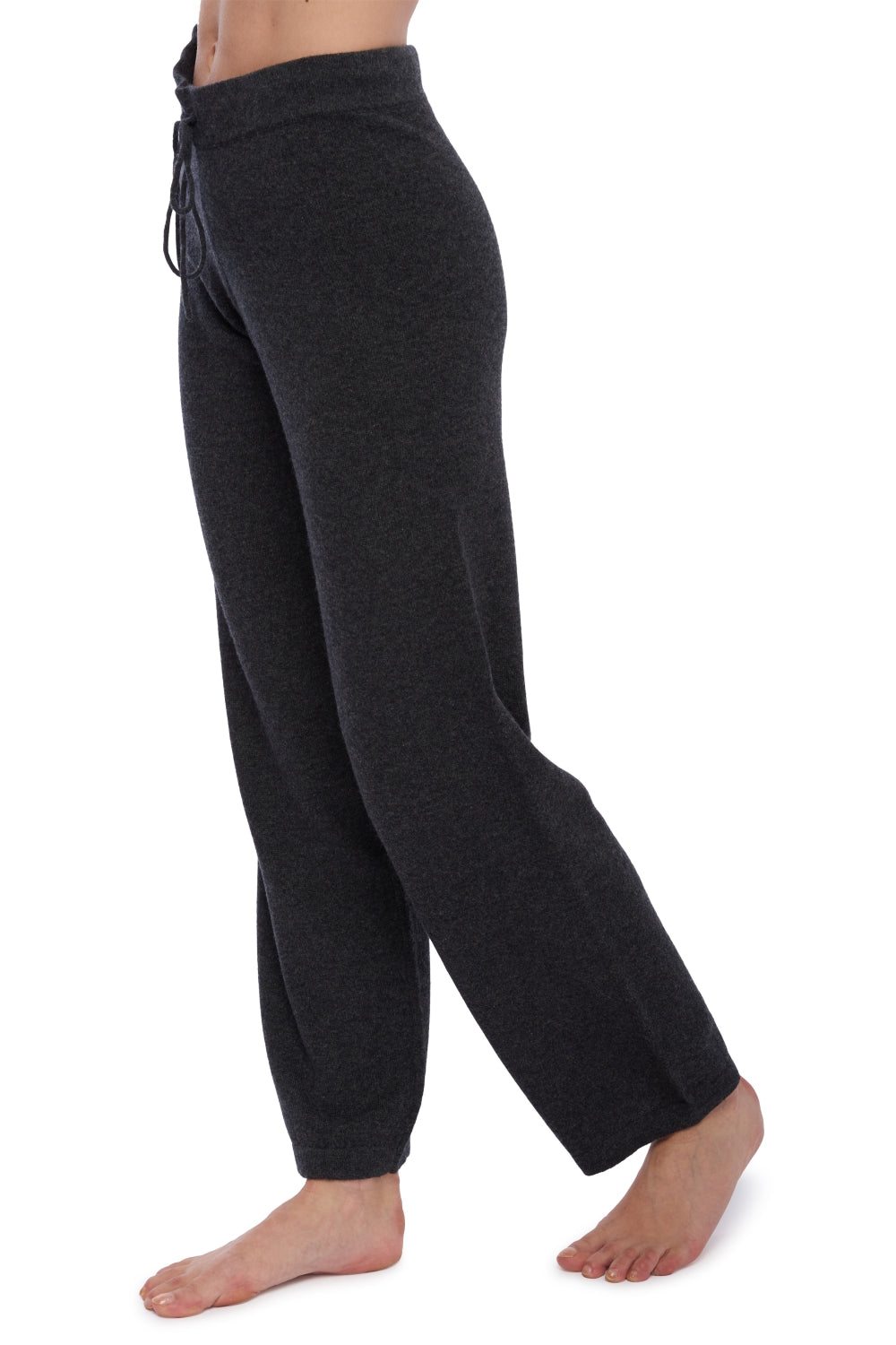 Pantalone in cashmere, 100% cashmere, donna, taglio dritto, normale / 2 e 4 fili, maglia normale, Mahogany