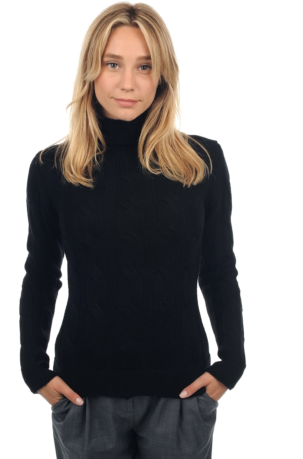 Blanche in cashmere donna - nero - Mahogany