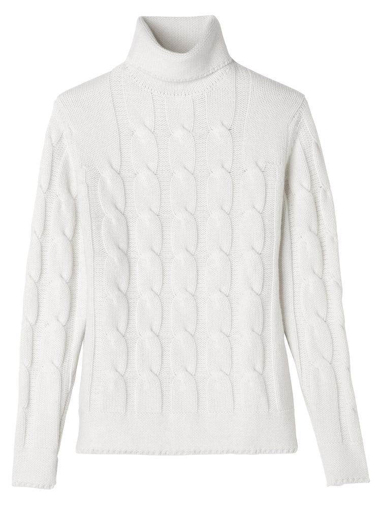 Blanche in cashmere da donna - bianco avorio - Mahogany
