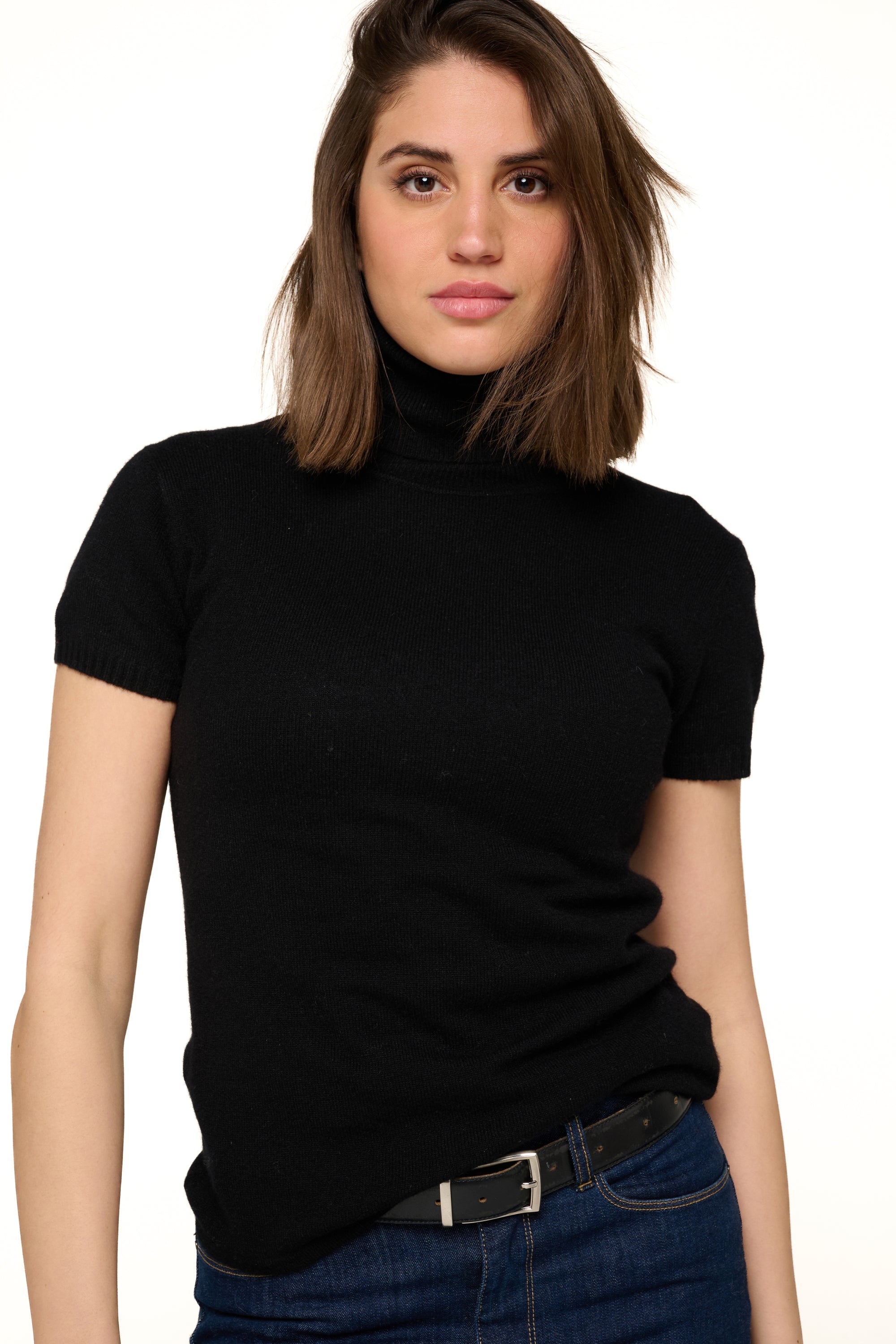 Olivia in cashmere donna - nero - Mahogany