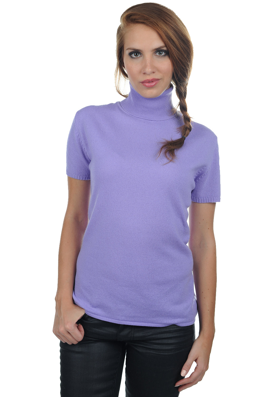Olivia in cashmere donna - lavanda soleggiata - Mahogany