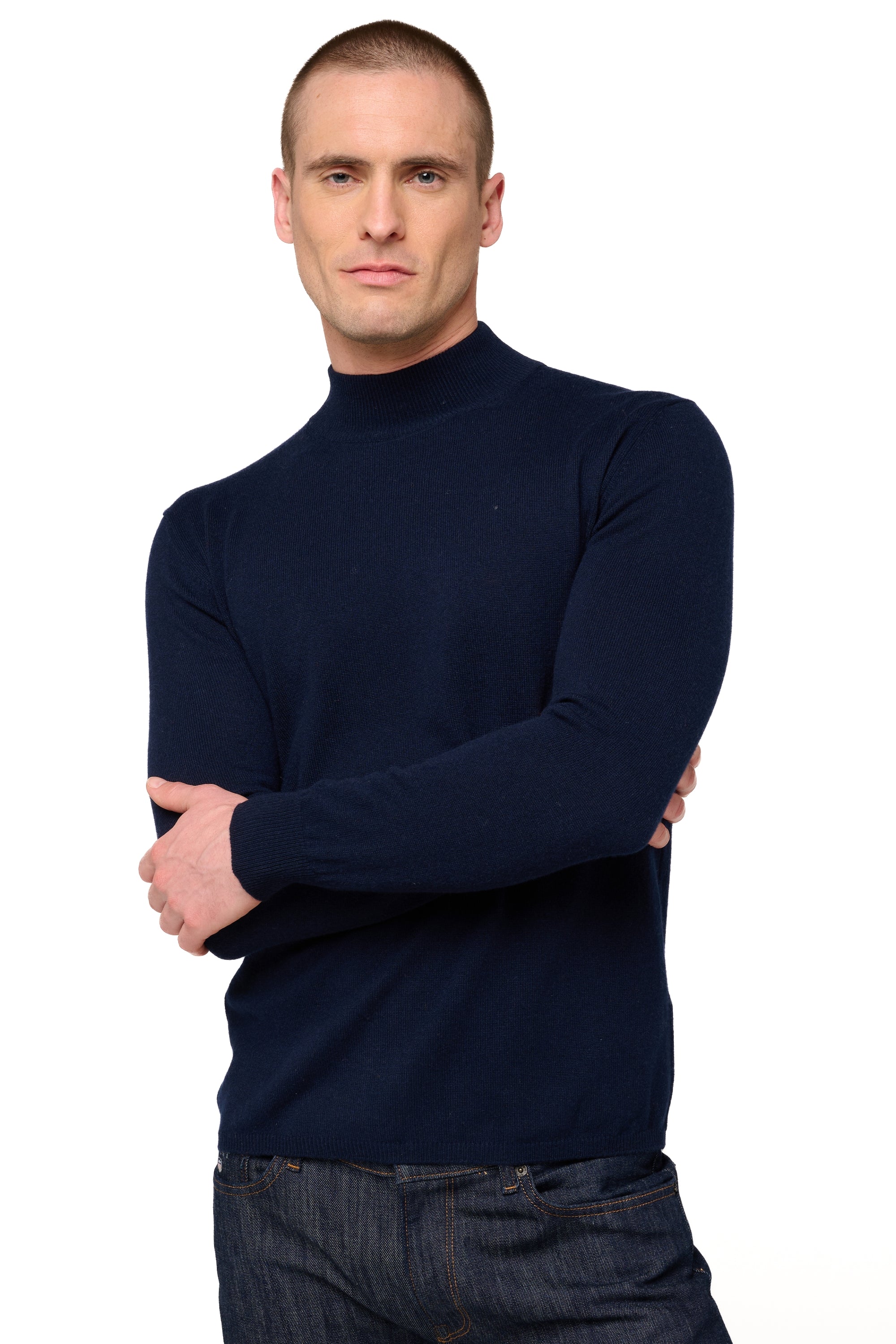 Frederic in cashmere uomo - blu marino scuro - Mahogany