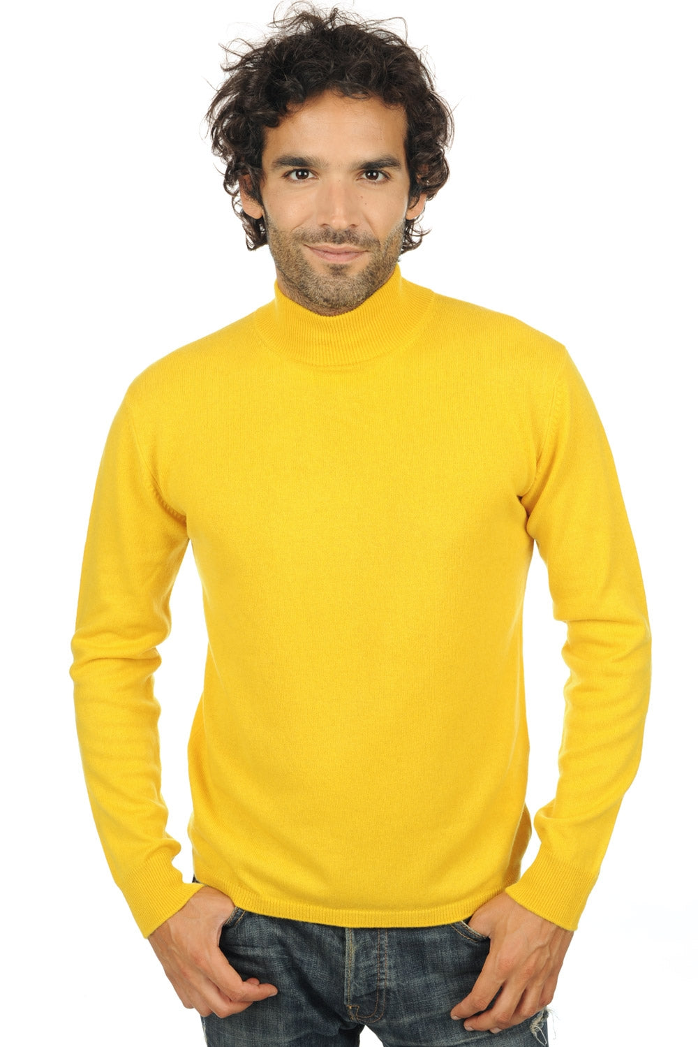 Frederic in cashmere uomo - girasole - Mahogany