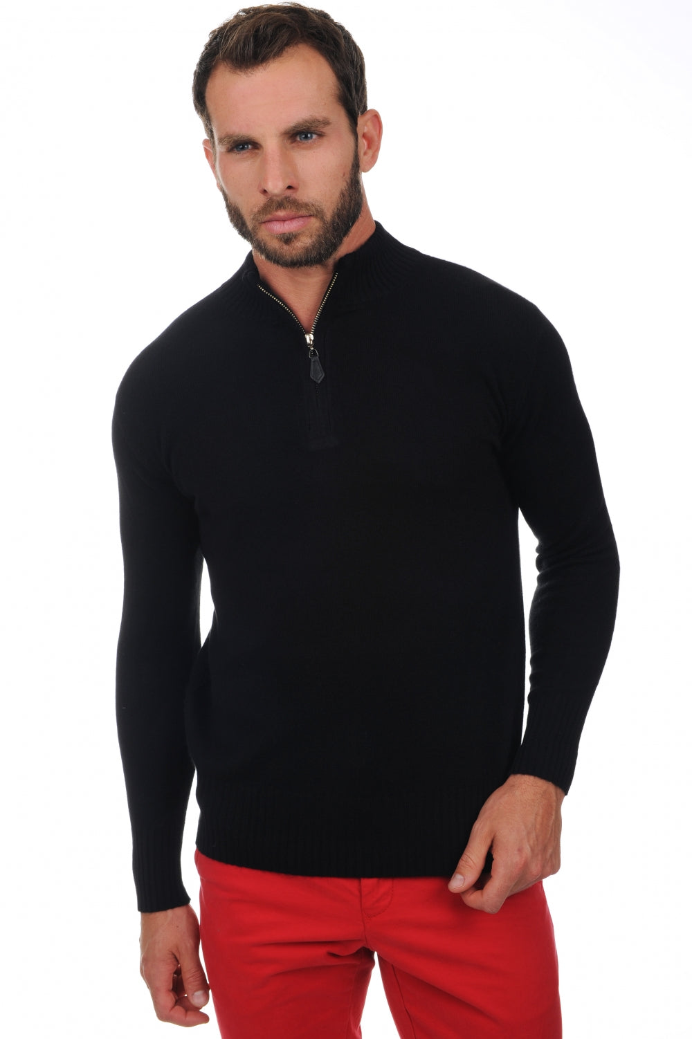 Chazam in cashmere uomo - nero - Mahogany