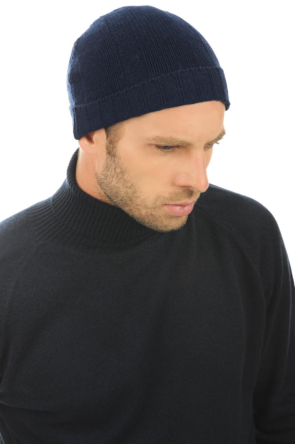 Ted in cashmere uomo - blu marino scuro - Mahogany
