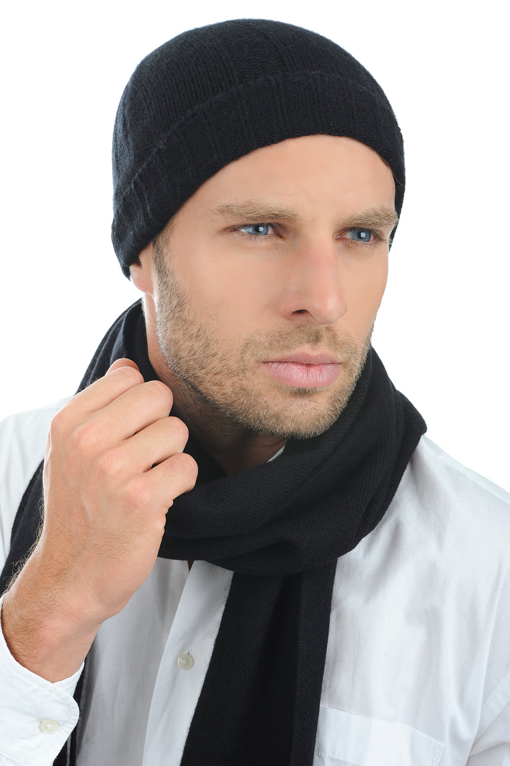 Ted in cashmere uomo - nero - Mahogany