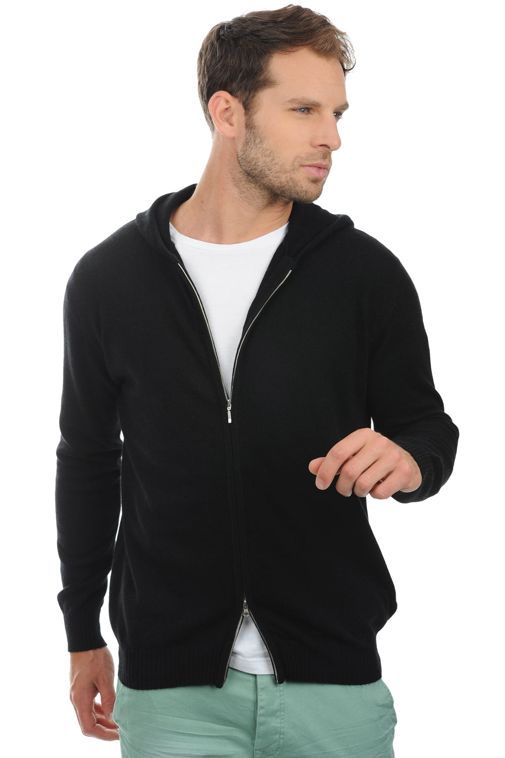 Hiro in cashmere da uomo - nero - Mahogany