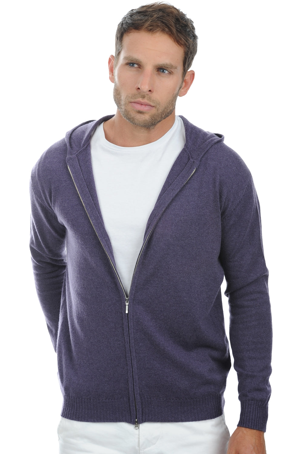 Hiro in cashmere da uomo - mora - Mahogany