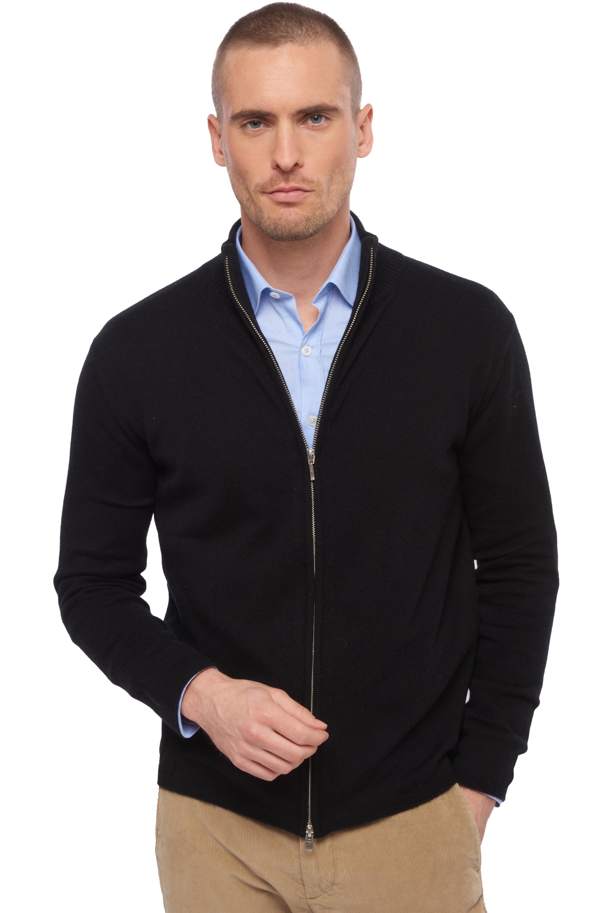 Elton in cashmere uomo - nero - Mahogany