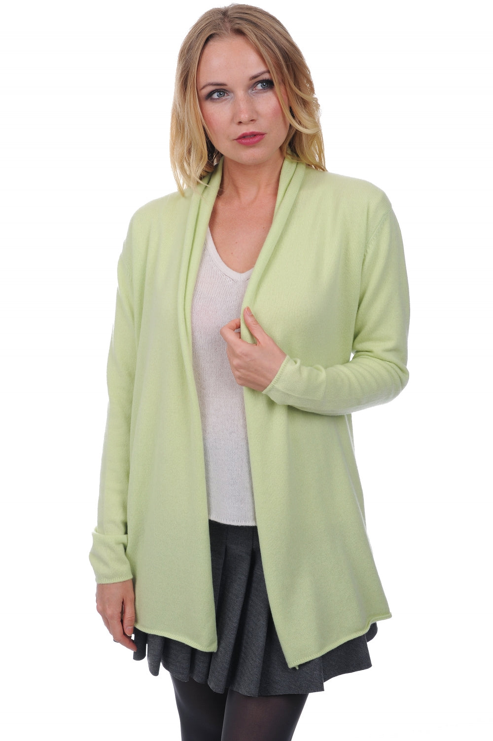 Pucci in cashmere donna - verde pallido - Mahogany