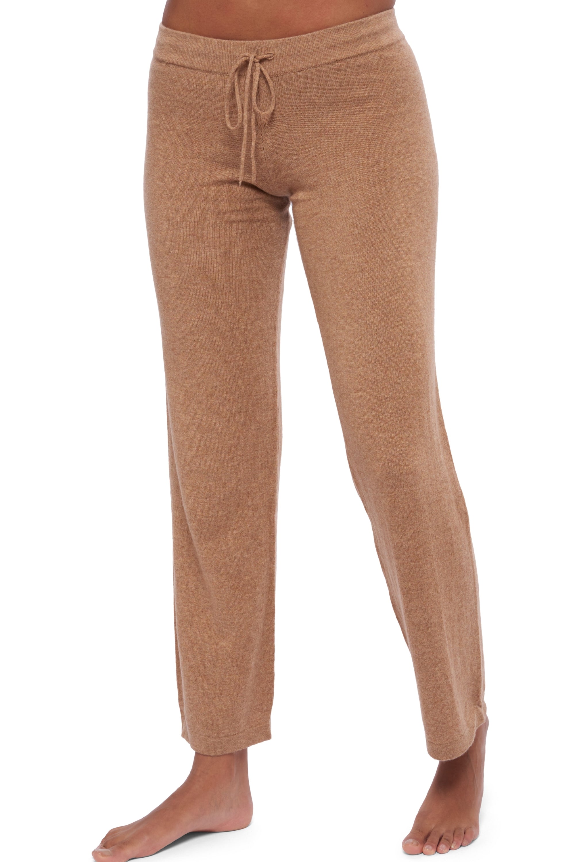 Malice in cashmere donna - cammello chiné - Mahogany