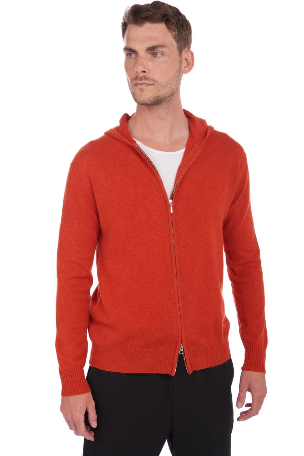 Hiro in cashmere da uomo - paprika - Mahogany