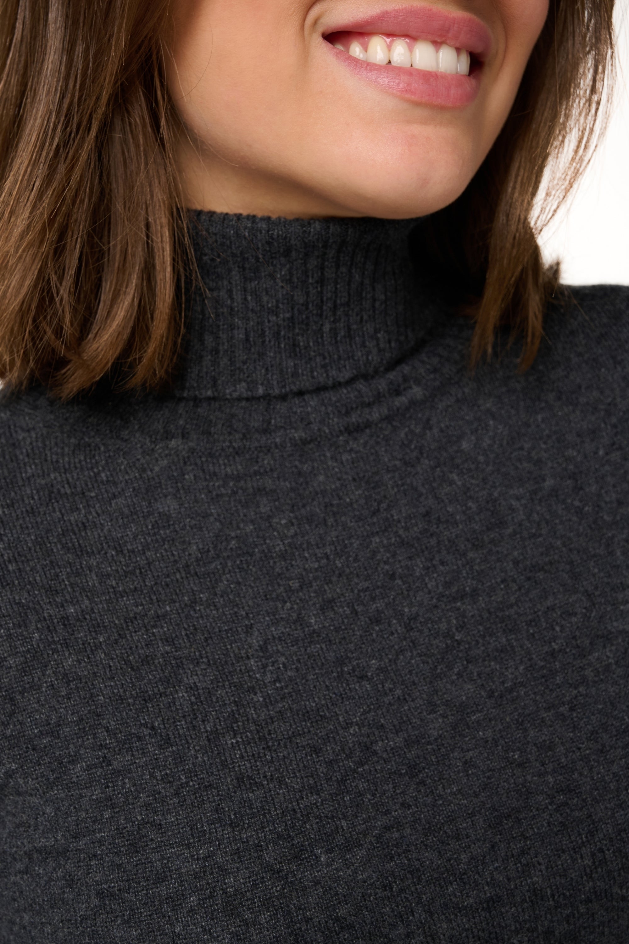 Abie en cachemire femme - Vue 2 - anthracite chiné - Mahogany