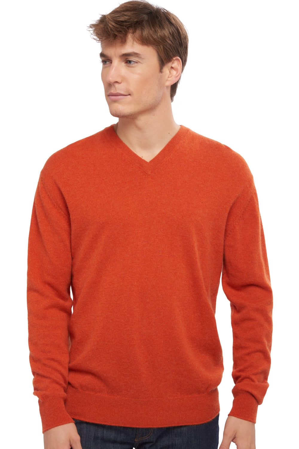 Gaspard in cashmere uomo - paprika - Mahogany