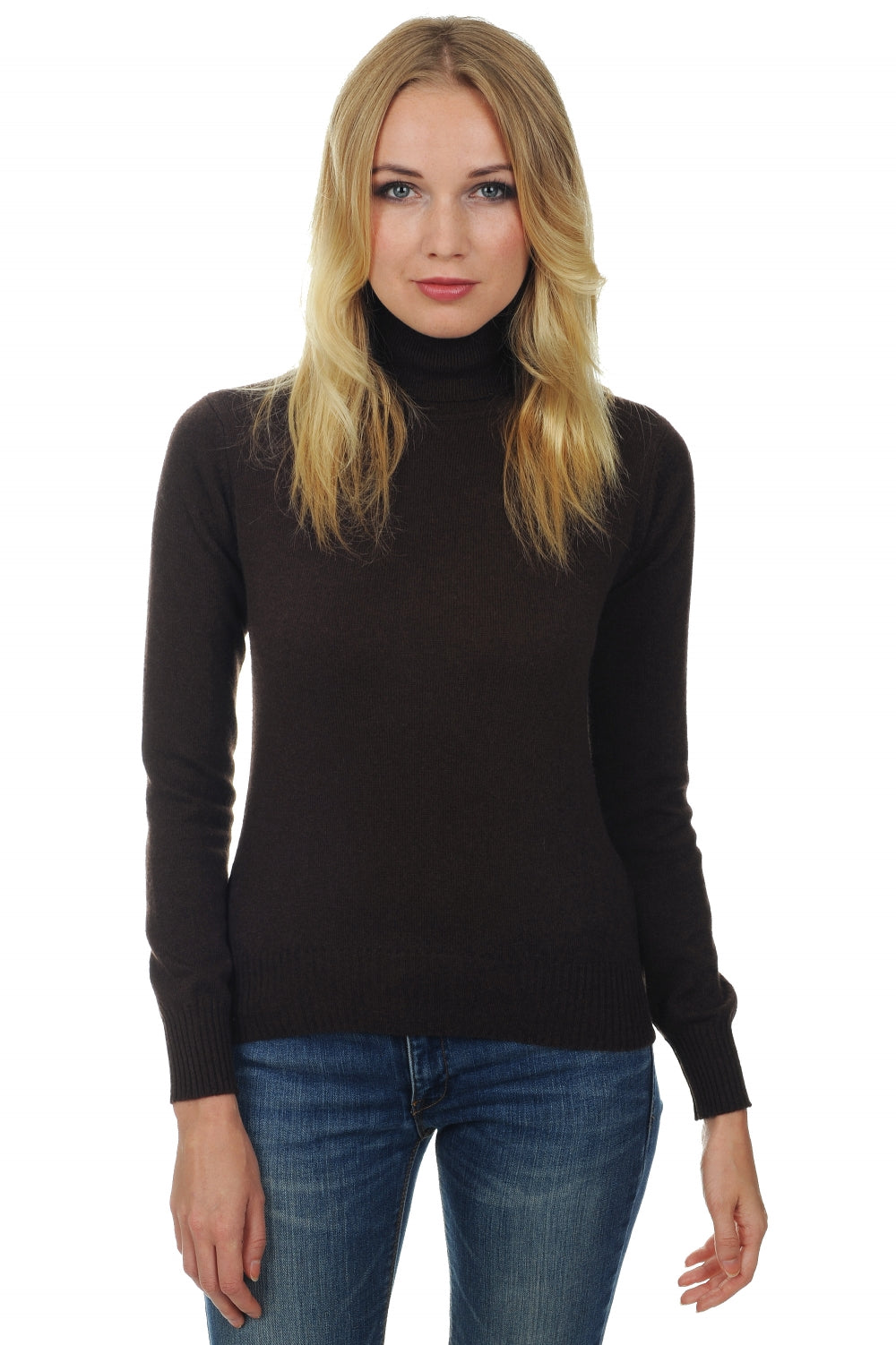 Lili in cashmere donna - cappuccino - Mahogany