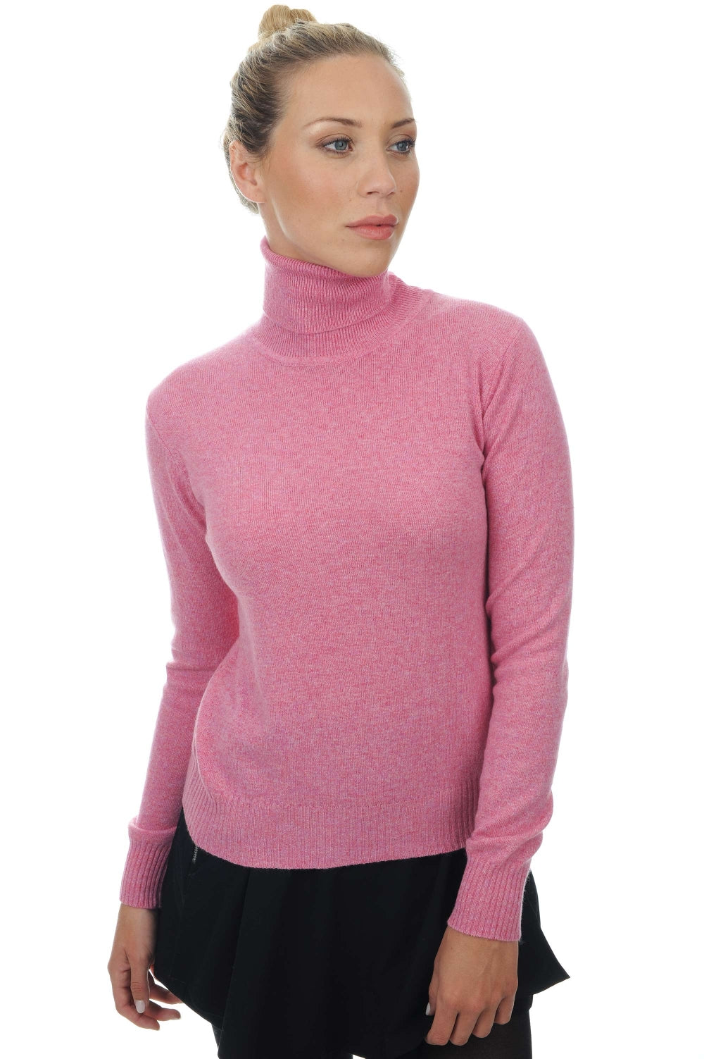 Lili in cashmere donna - bubble gum - Mahogany