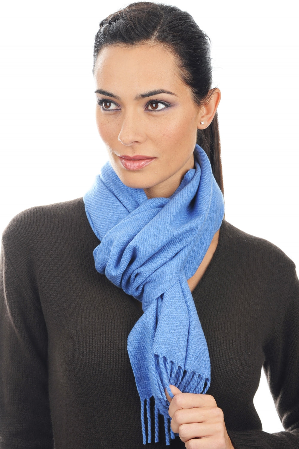 Zak200 in cashmere uomo - blu chiné - Mahogany