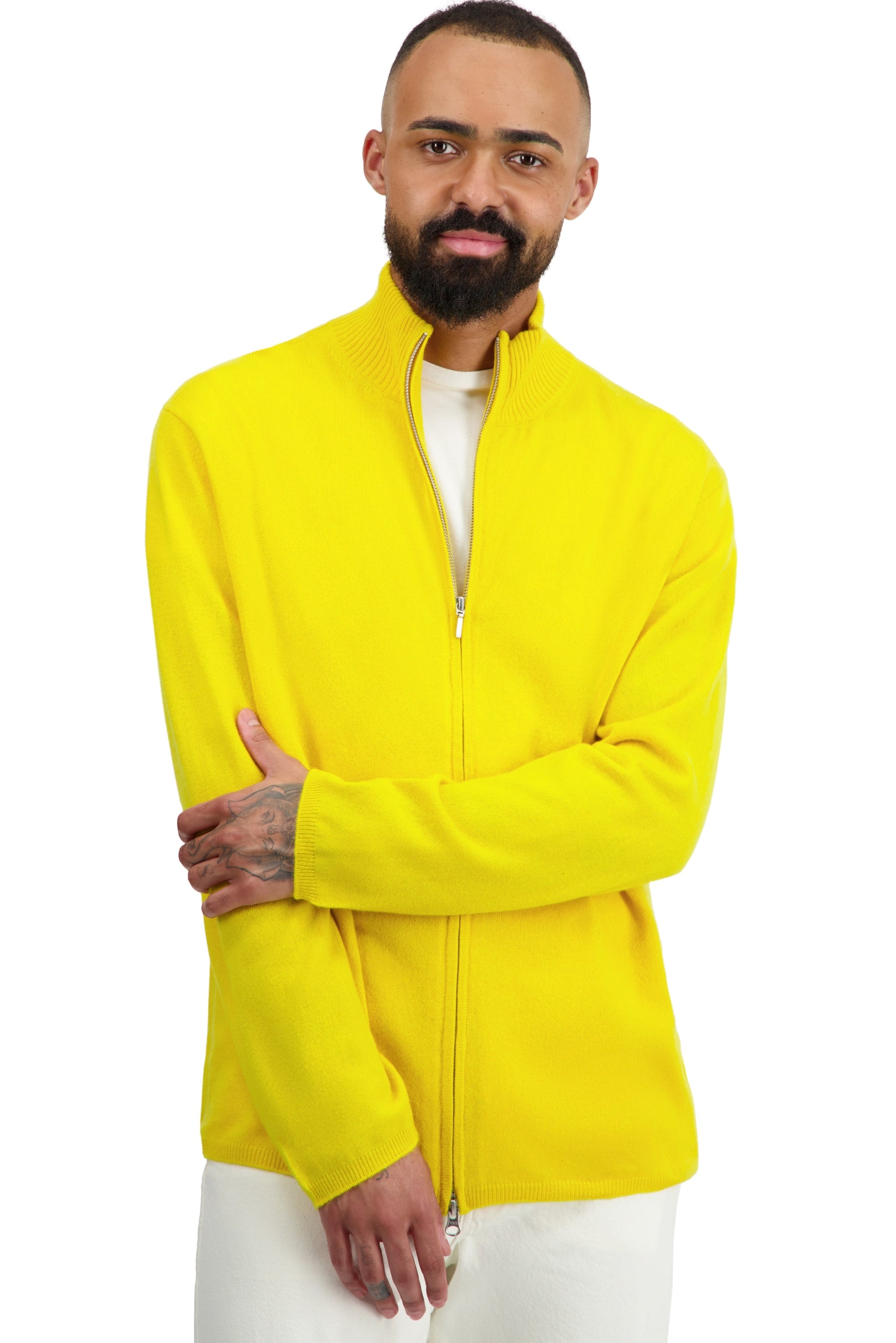 Elton in cashmere uomo - tournesol - Mahogany