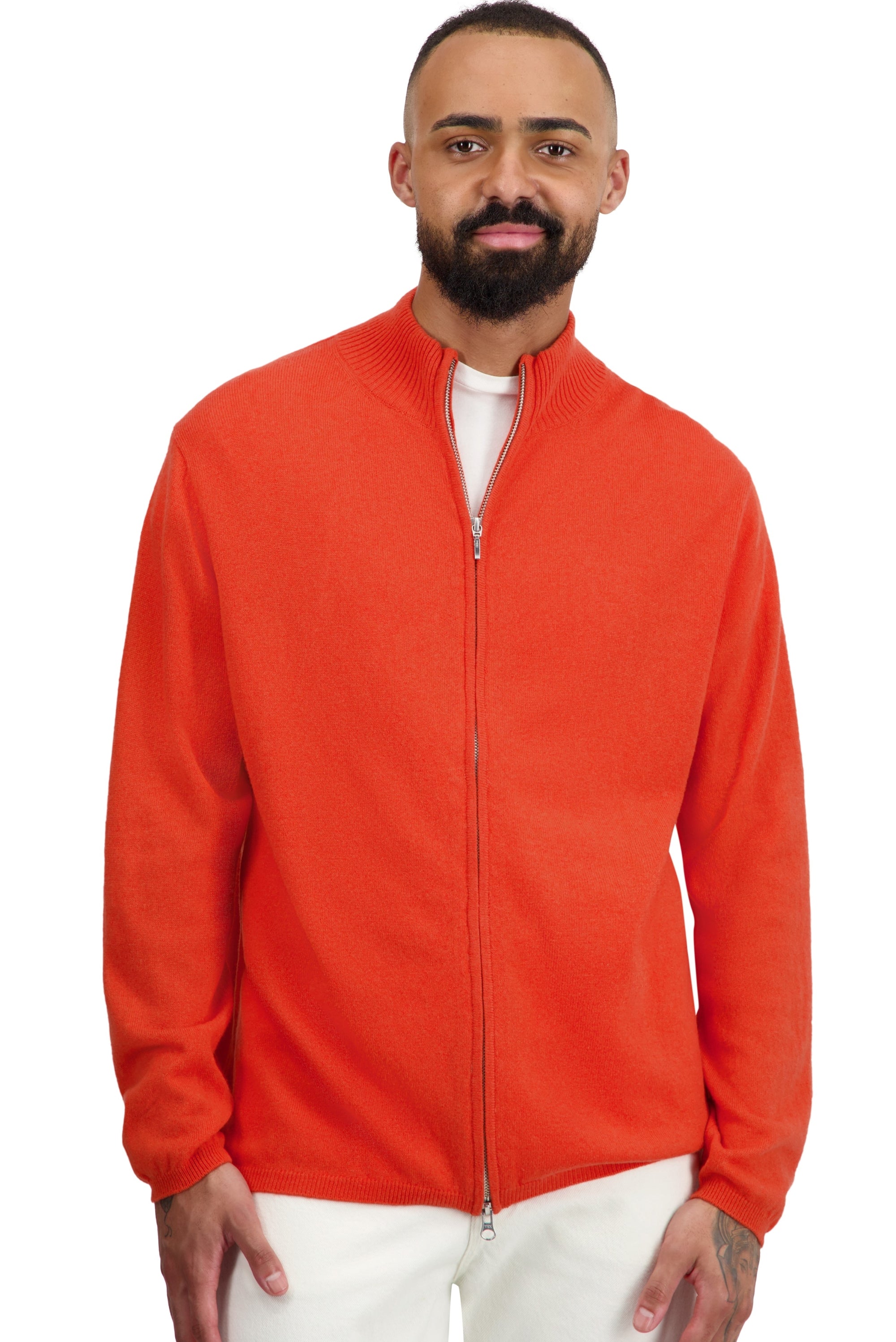 Elton in cashmere uomo - paprika - Mahogany