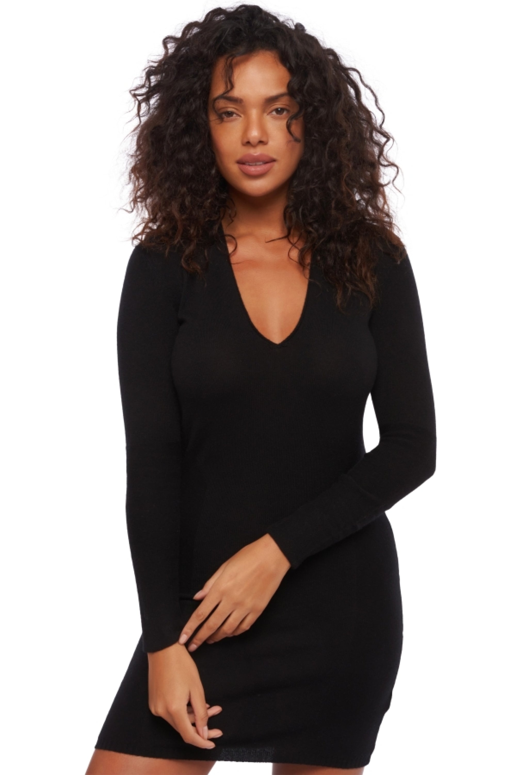 Rosalia in cashmere donna - nero - Mahogany