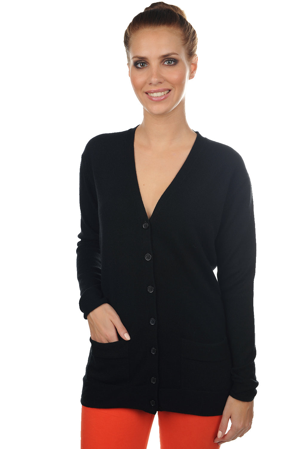 Inga in cashmere donna - nero - Mahogany