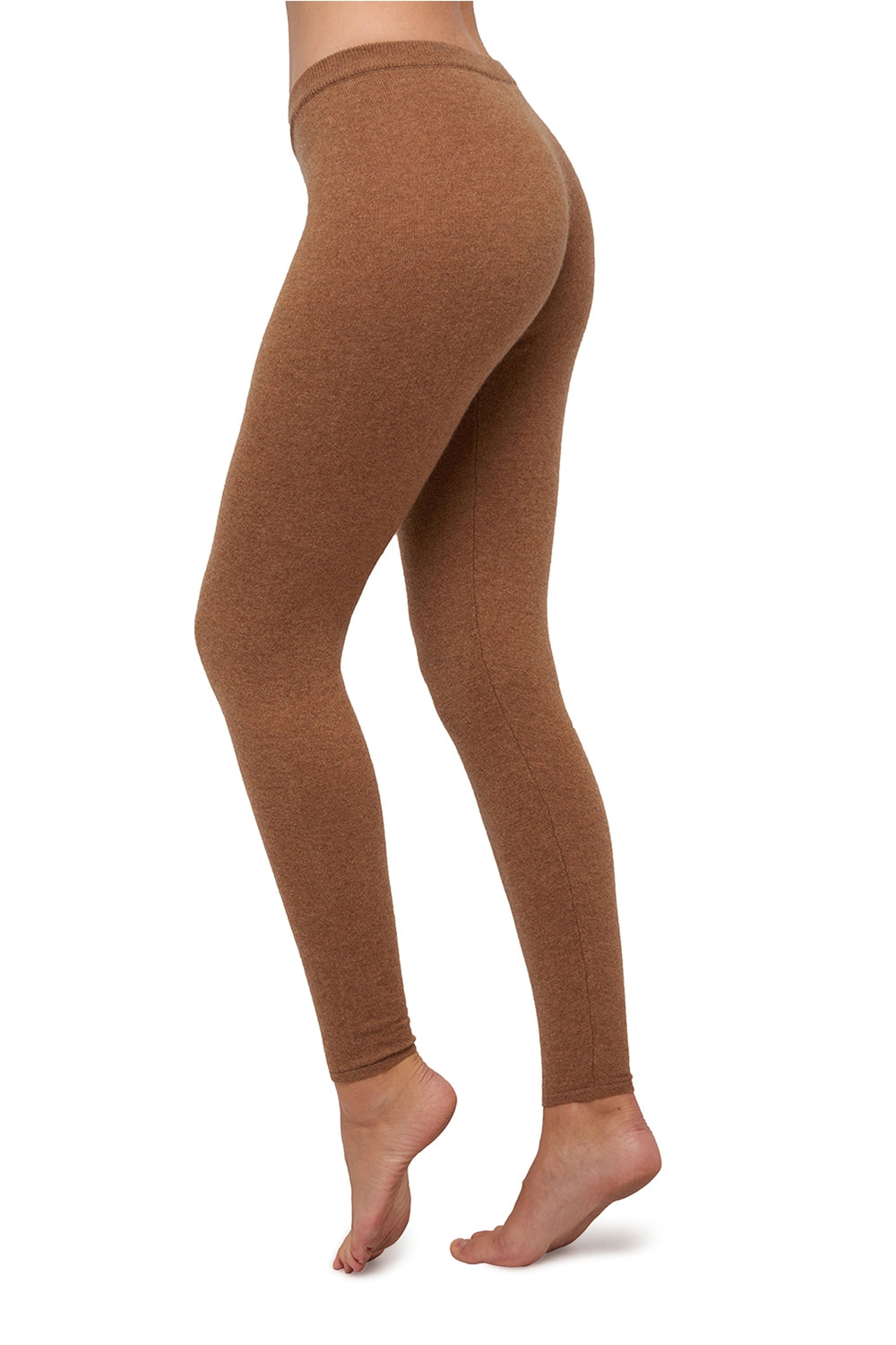 Xelina in cashmere donna - Vista 1 - cammello chiné - Mahogany