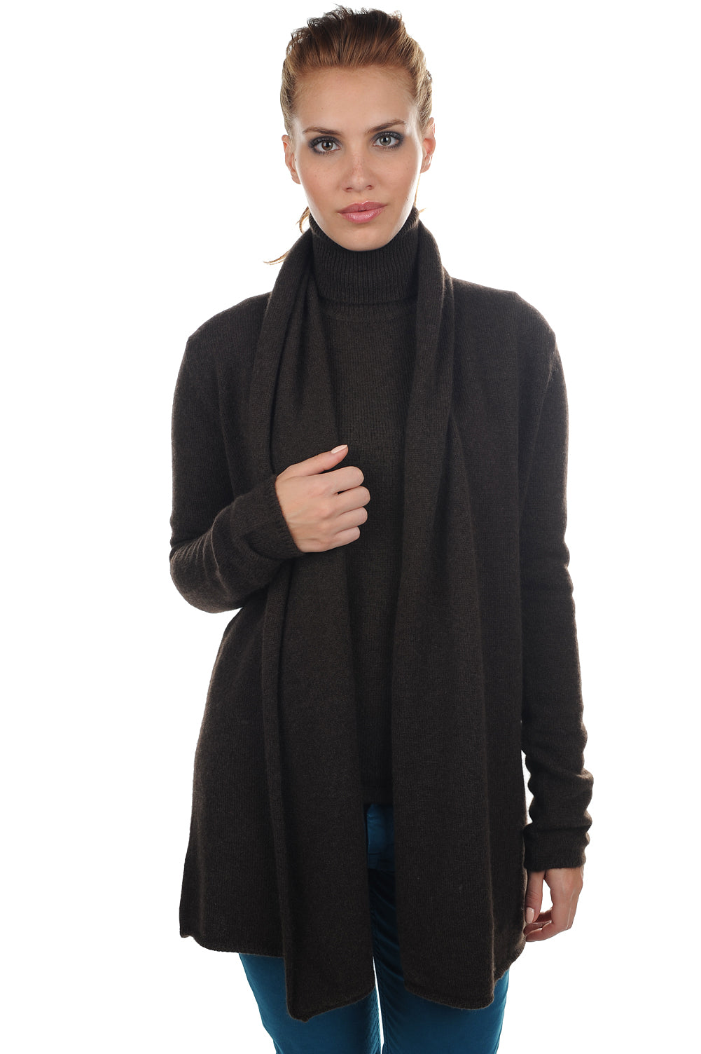Florange in yak donna - marrone naturale - Mahogany