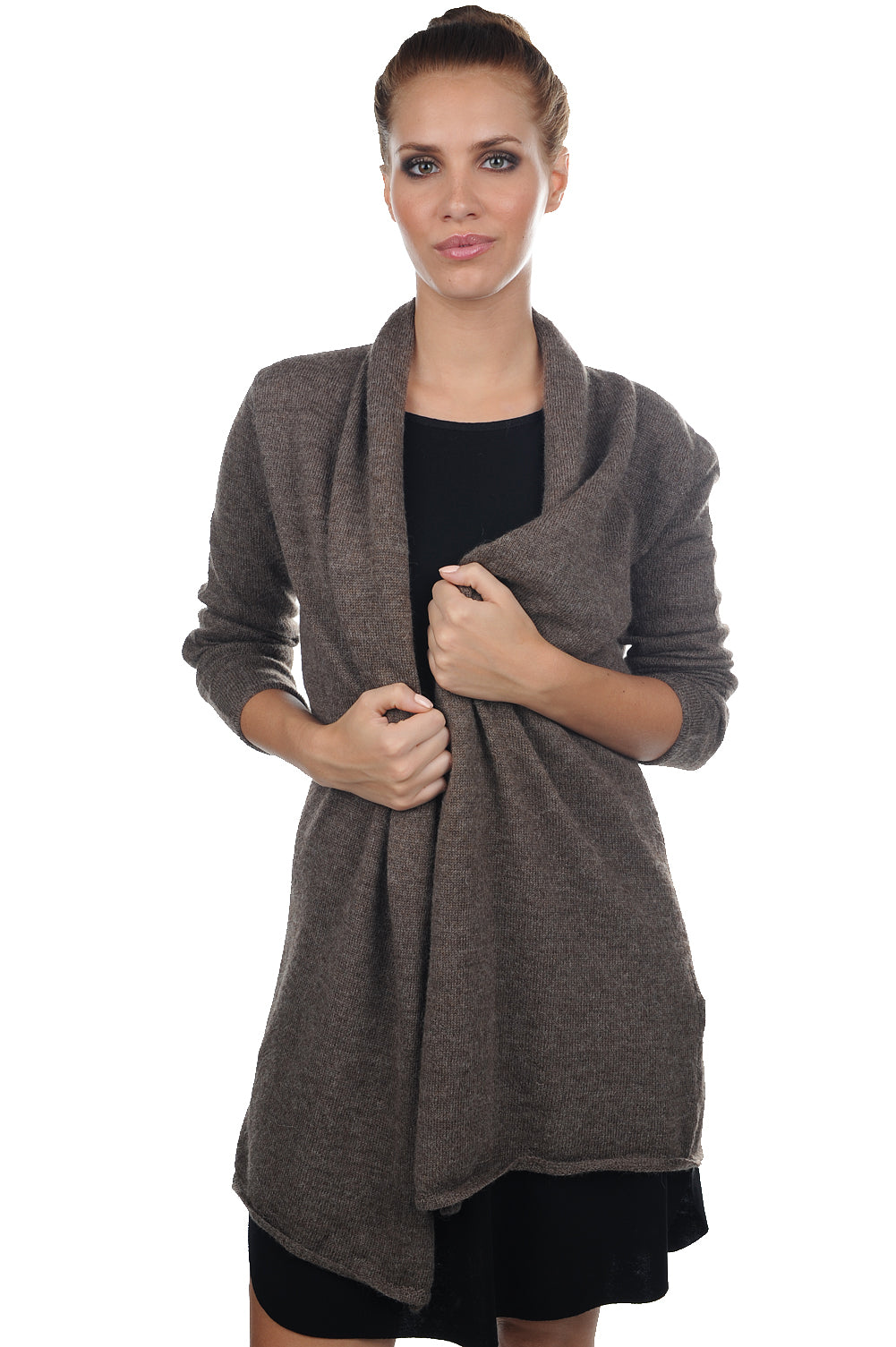 Pucci-Alpaga in baby alpaca donna - naturale - Mahogany
